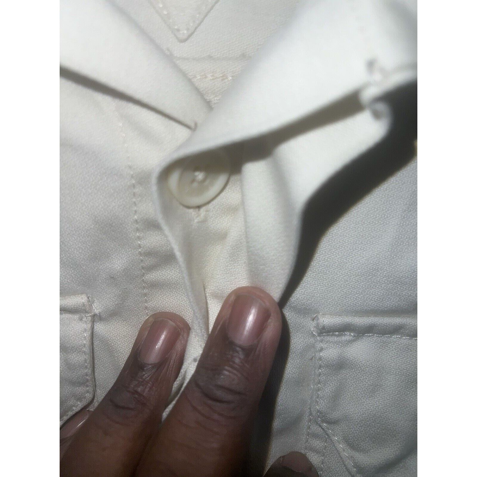 Tommy Jeans Tommy Hilfiger Trucker Denim Jacket White Womens Large Chore Size L / US 10 / IT 46 - 5 Thumbnail