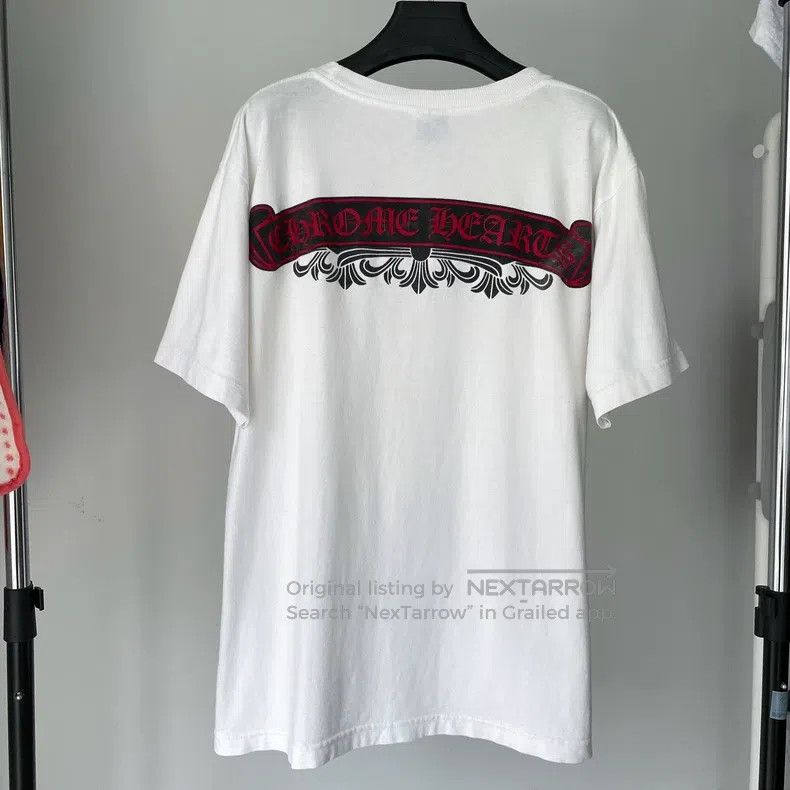 Chrome Hearts CHROME HEARTS Size M White black scroll vine short sleeve Size US M / EU 48-50 / 2 - 2 Thumbnail
