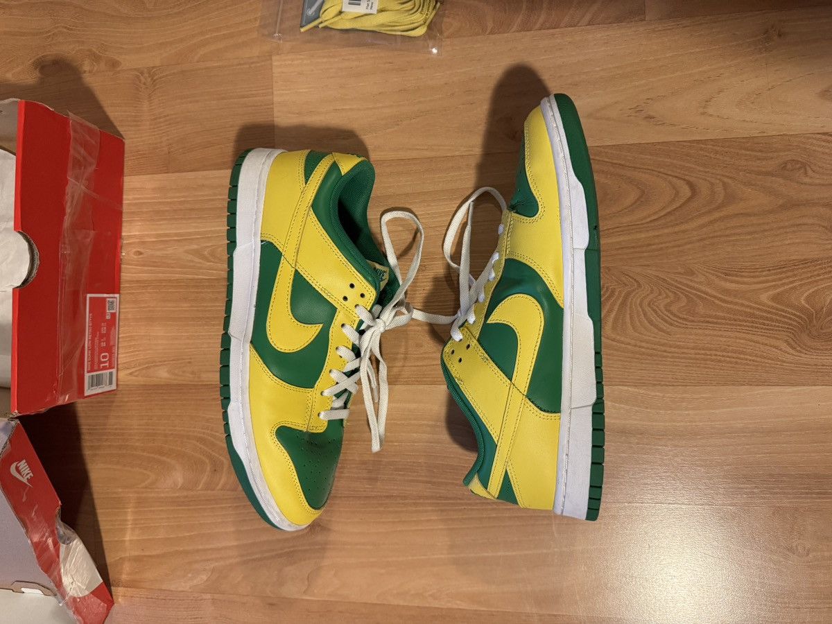 Nike Nike Dunk Low Retro - Brazil Reverse - Size 10 Size US 10 / EU 43 - 6 Thumbnail