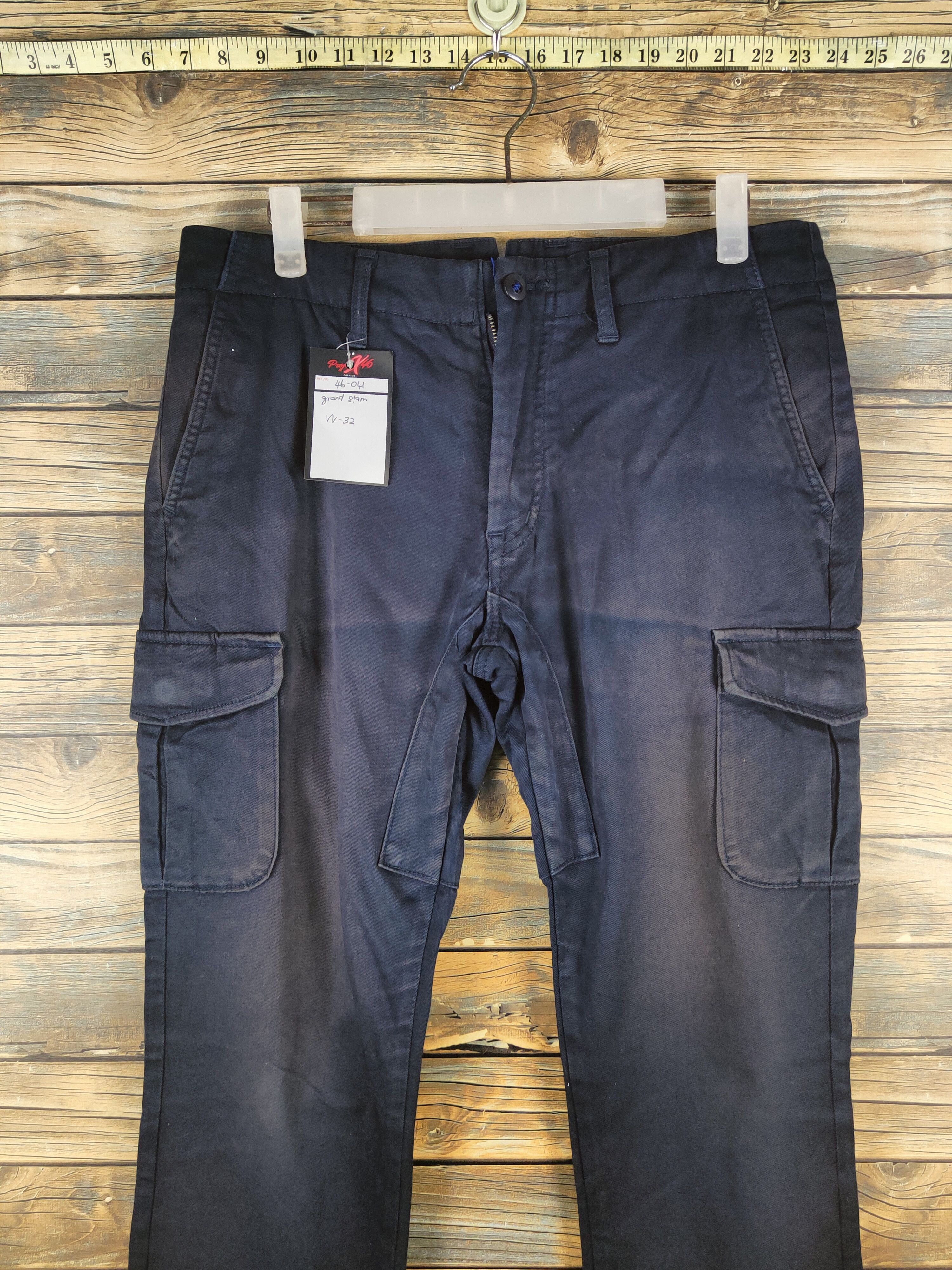 Kangol DL Kangol Navy Golf Multipocket Cargo Pants #46-041 Size 31" - 2 Thumbnail