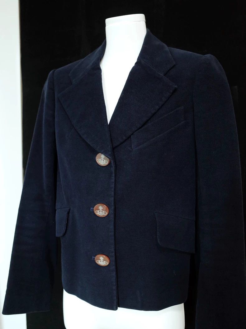 Vivienne Westwood Vivienne Westwood Velvet Blazer Coat - dmc Size US M / EU 48-50 / 2 - 1 Thumbnail