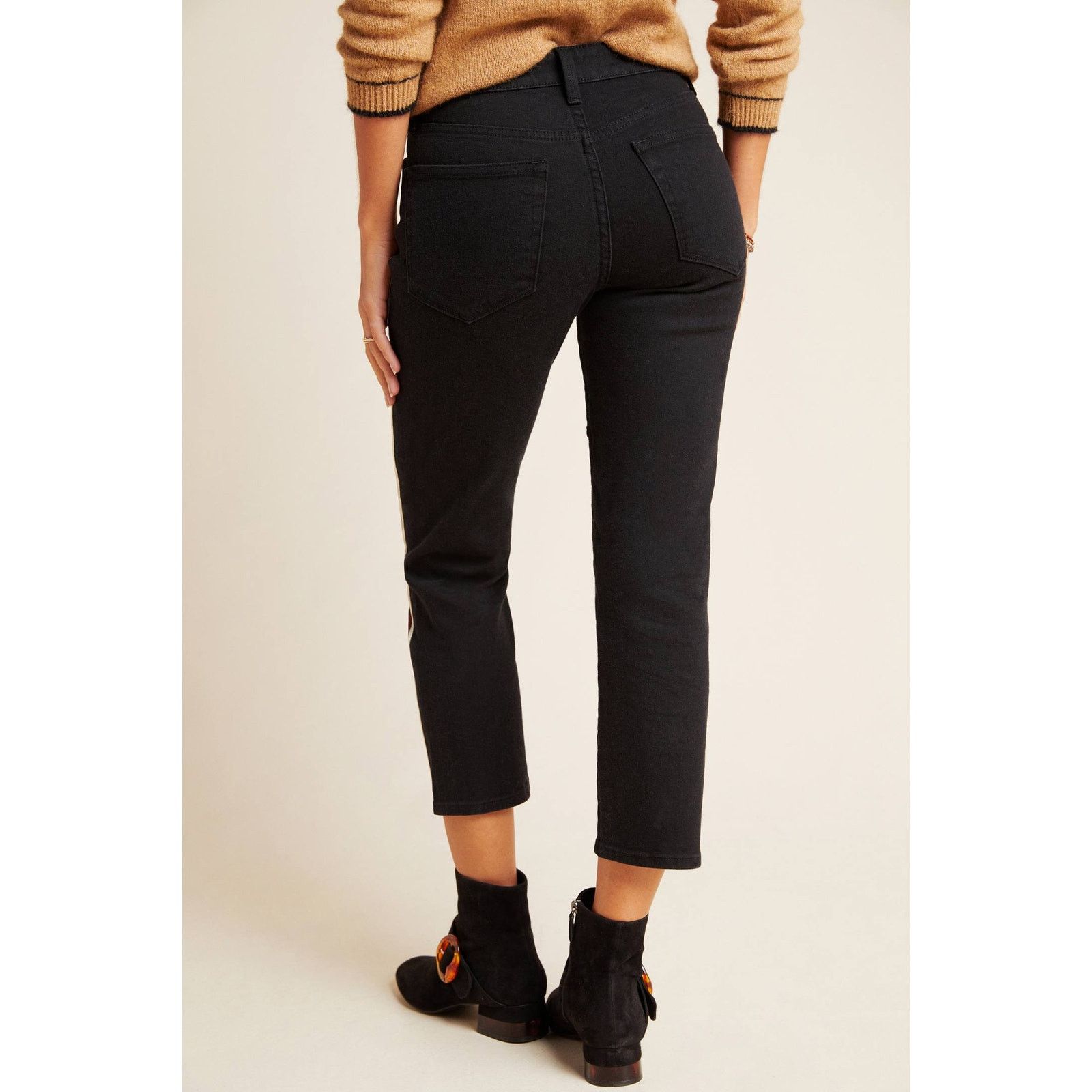 Anthropologie New Anthropologie Darria Striped Trousers by Velvet $198 26 Size 26" / US 2 / IT 38 - 4 Thumbnail