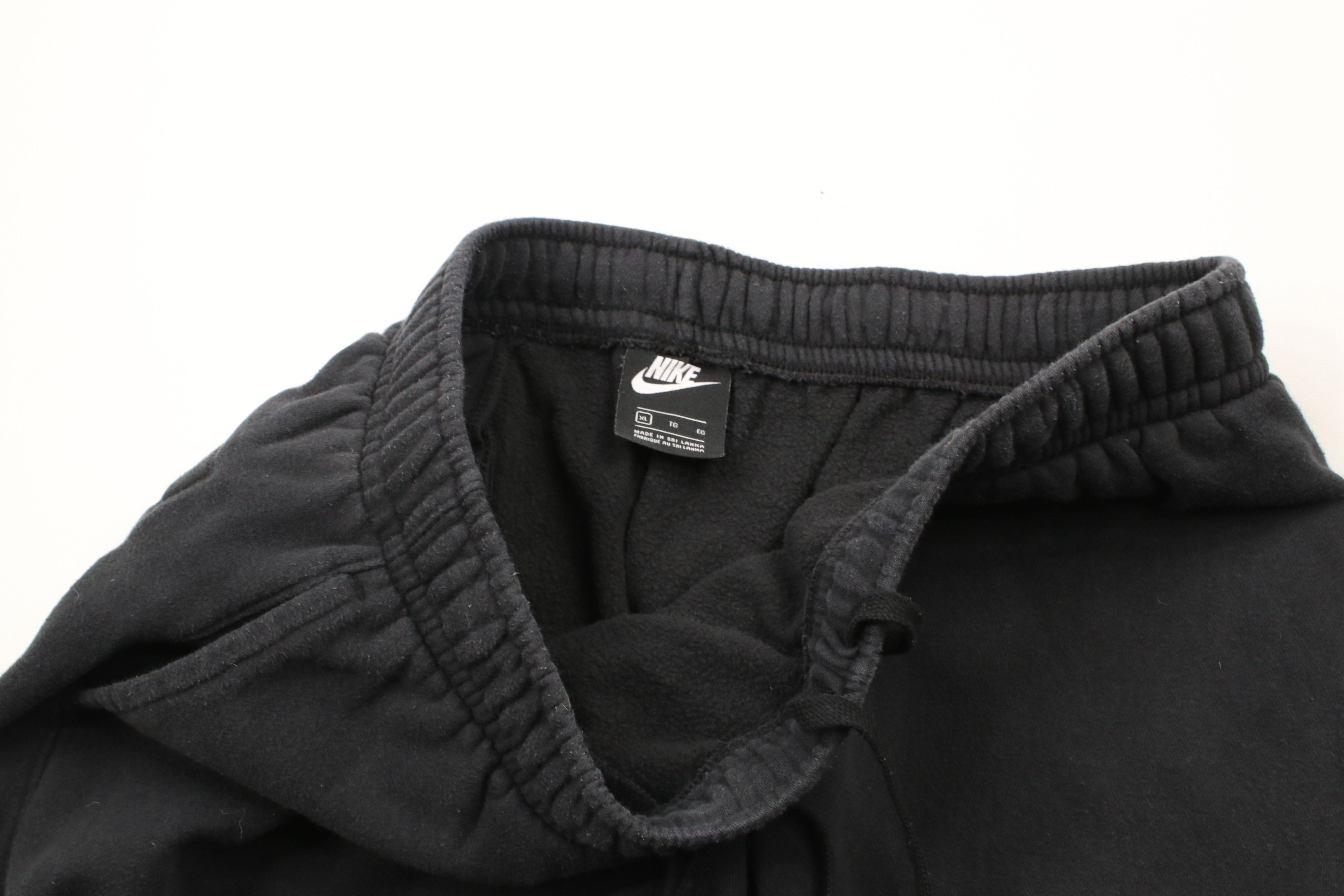 Nike × Vintage Vintage Nike Mini Swoosh Wide Leg Sweatpants Pants Black Size US 38 / EU 54 - 7 Thumbnail