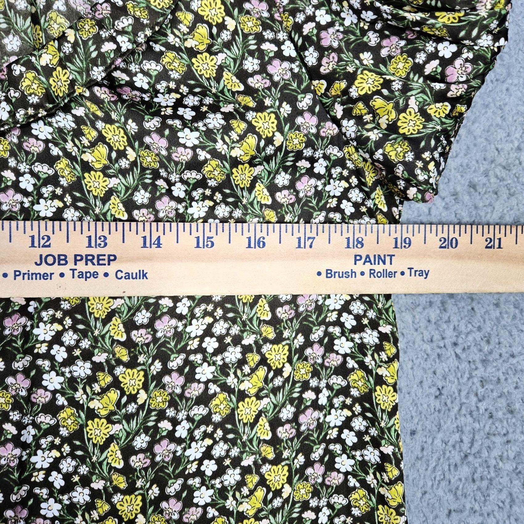 J.Crew J.CREW Shirt Womens XS Women Ruffle Sleeve Button Floral Printed Size Size XS / US 0-2 / IT 36-38 - 6 Thumbnail