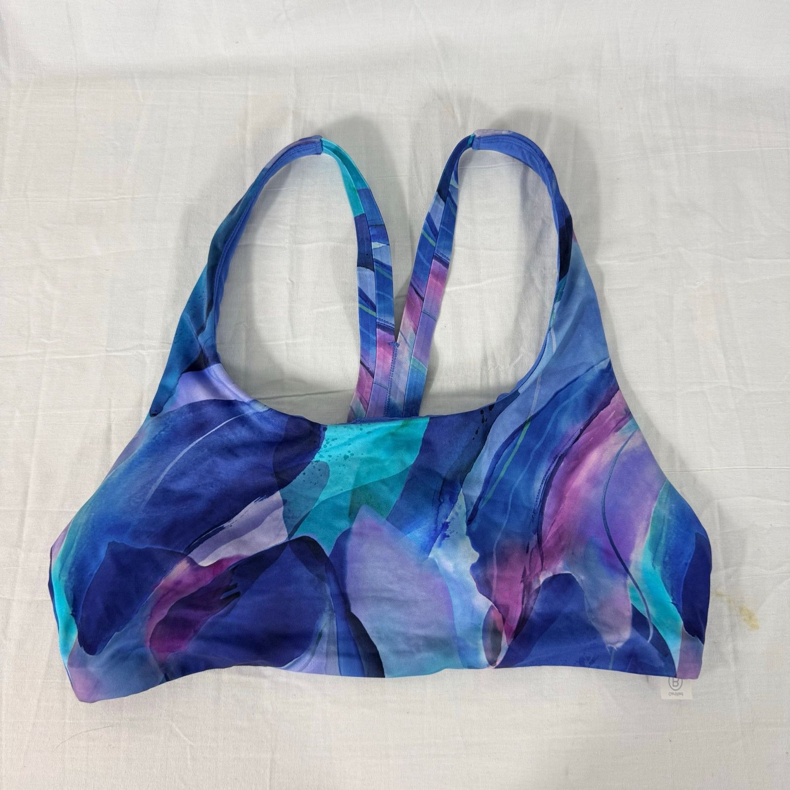 Athleta Athleta 2pc Med Malibu Bikini Top Bottom Make Splash 981519 Size ONE SIZE - 3 Thumbnail
