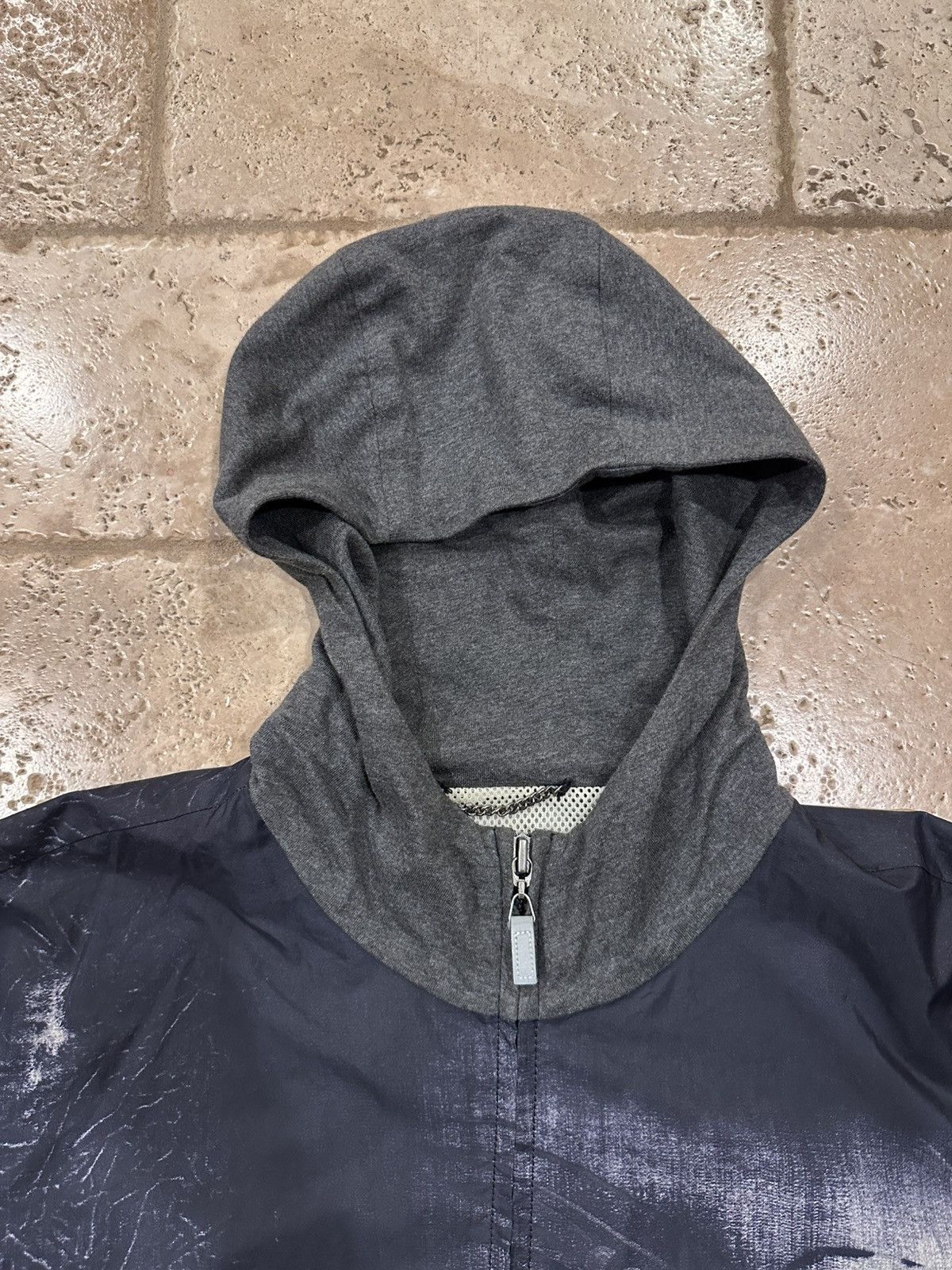 Robert Graham × Vintage Robert Graham Skull / Skeleton Black Windbreaker Zip Jacket Size US XL / EU 56 / 4 - 8 Thumbnail