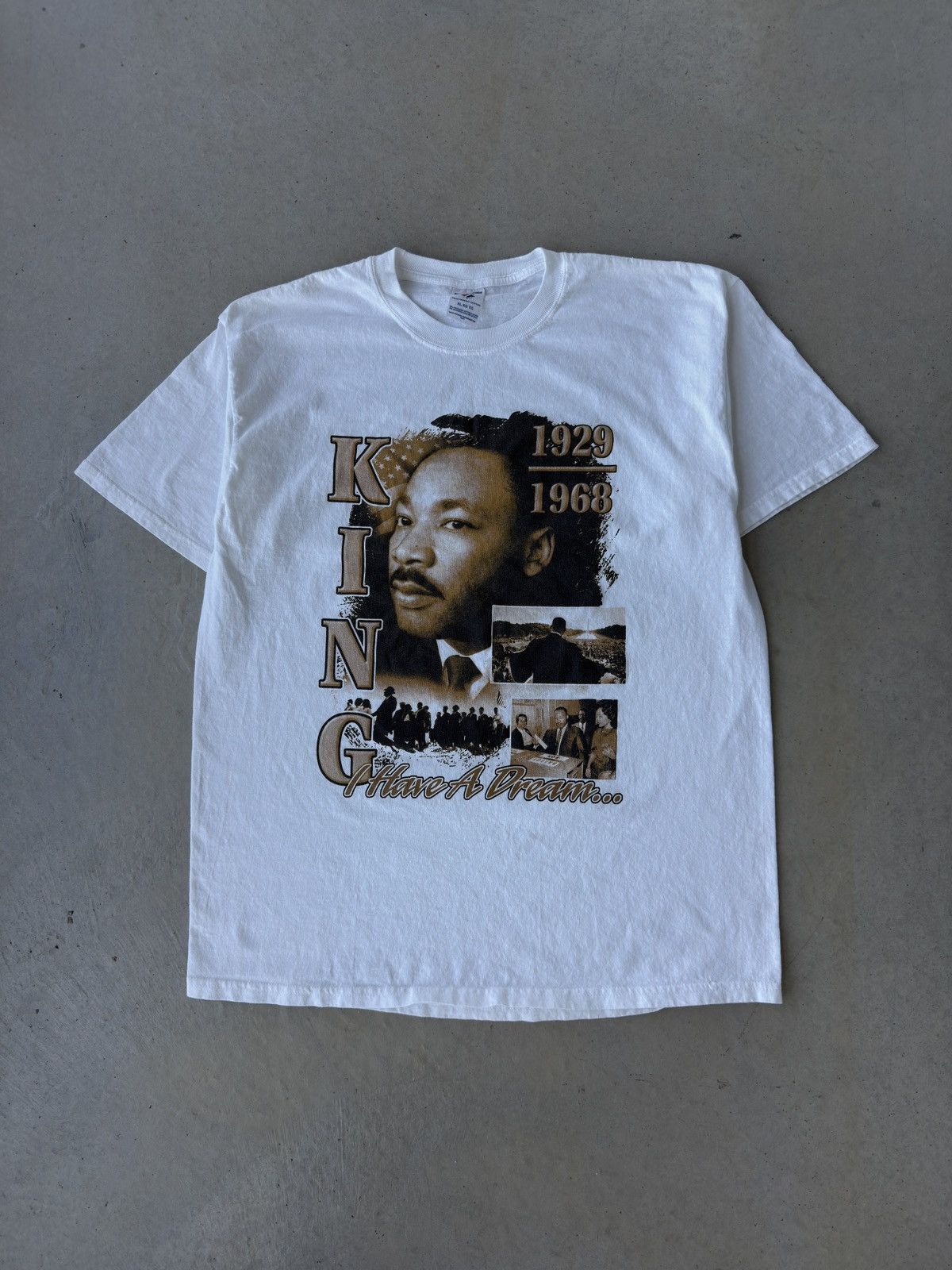 Vintage Vintage 90s MLK I Have A Dream Tee Size US XL / EU 56 / 4 - 2 Thumbnail