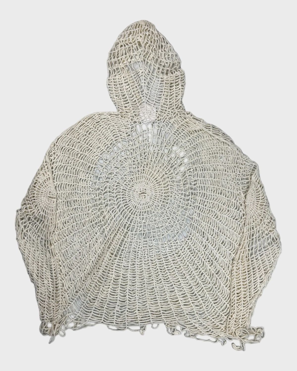 Givenchy GIVENCHY SPIDERWEB KNITTED VIP HOODIE SZ:L Size US L / EU 52-54 / 3 - 2 Thumbnail