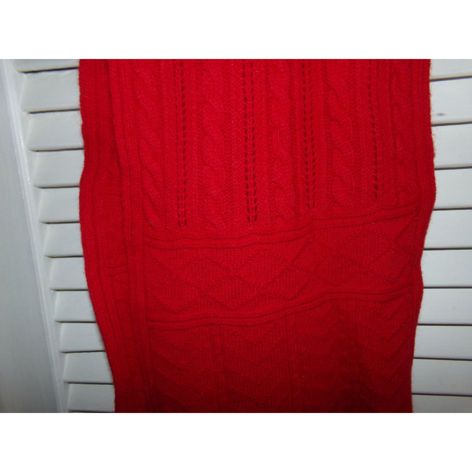 Pendleton Pendleton red Lambswool, Angora nylon scarf 62x10 Size ONE SIZE - 2 Thumbnail