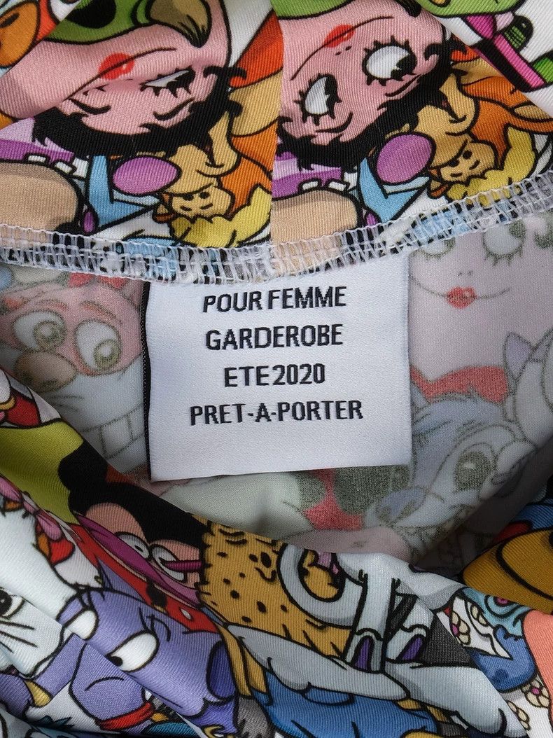 Vetements VETEMENTSSkinny dress with cartoon pattern dress 2503-Nexta Size M / US 6-8 / IT 42-44 - 5 Thumbnail