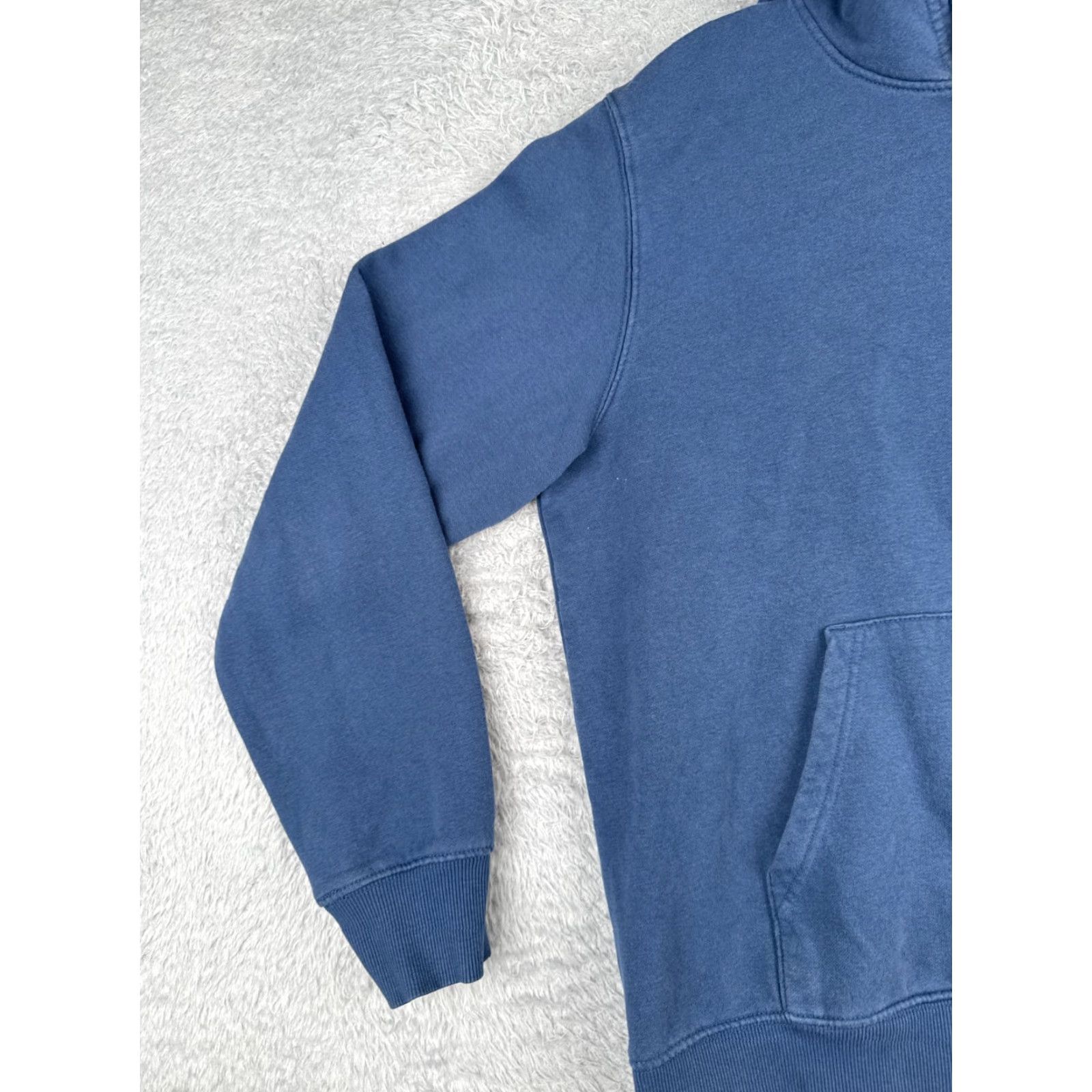 The North Face The North Face Men Hoodie Pullover Sweatshirt Blue Cotton Blend Pocket Crew Neck Size US M / EU 48-50 / 2 - 3 Thumbnail