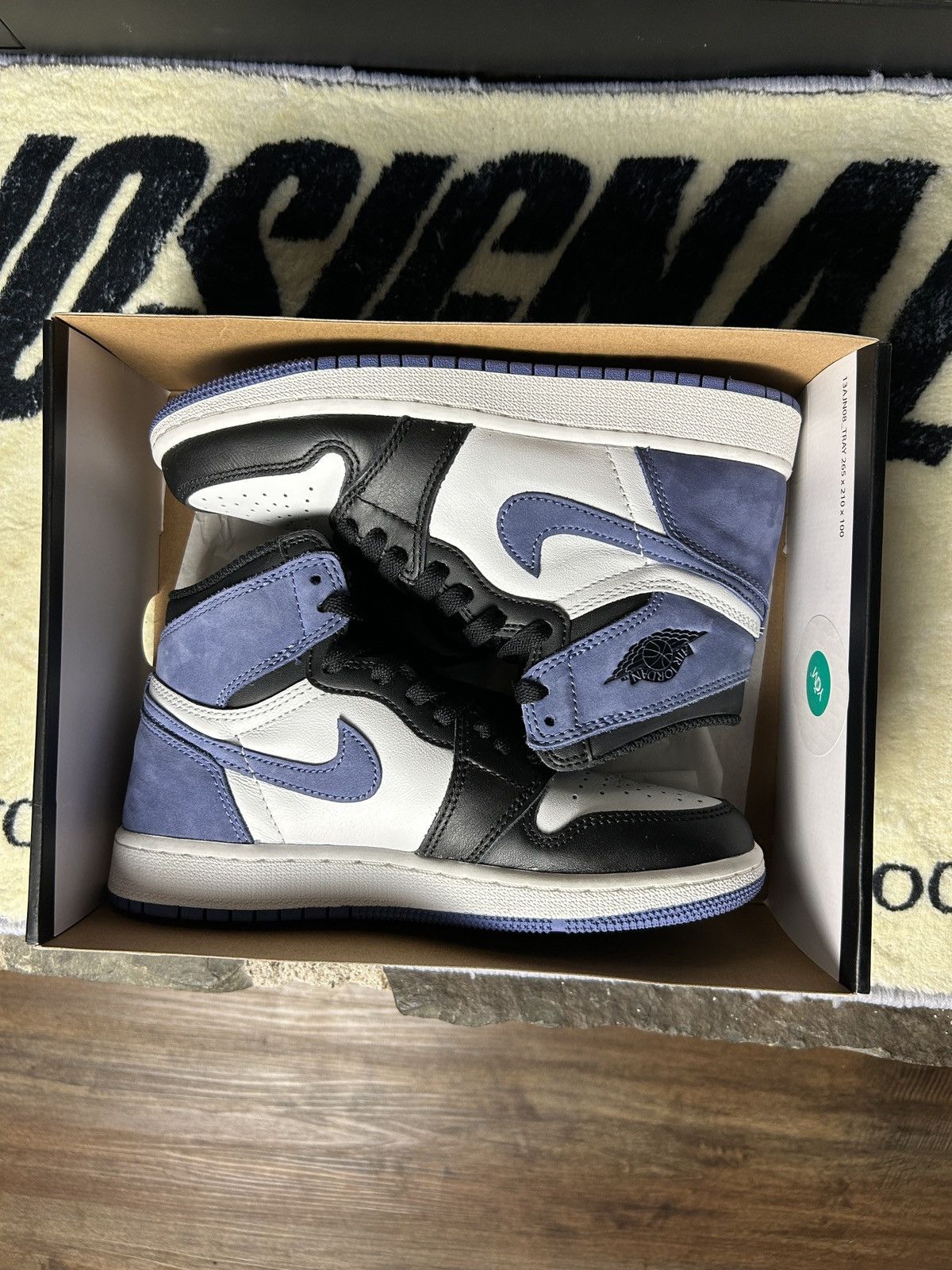 Jordan Brand Jordan 1 blue moon Size US 5.5 / IT 35.5 - 1 Thumbnail