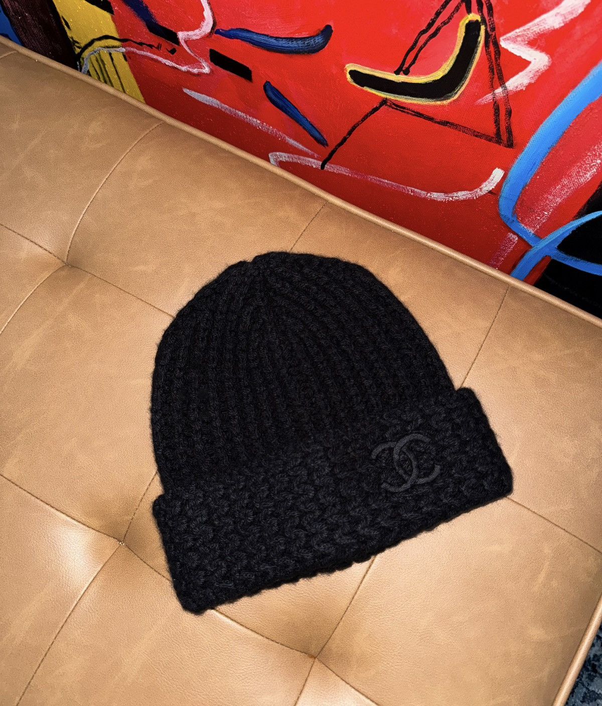 Chanel Chanel cc cashmere logo beanie Size ONE SIZE - 2 Thumbnail