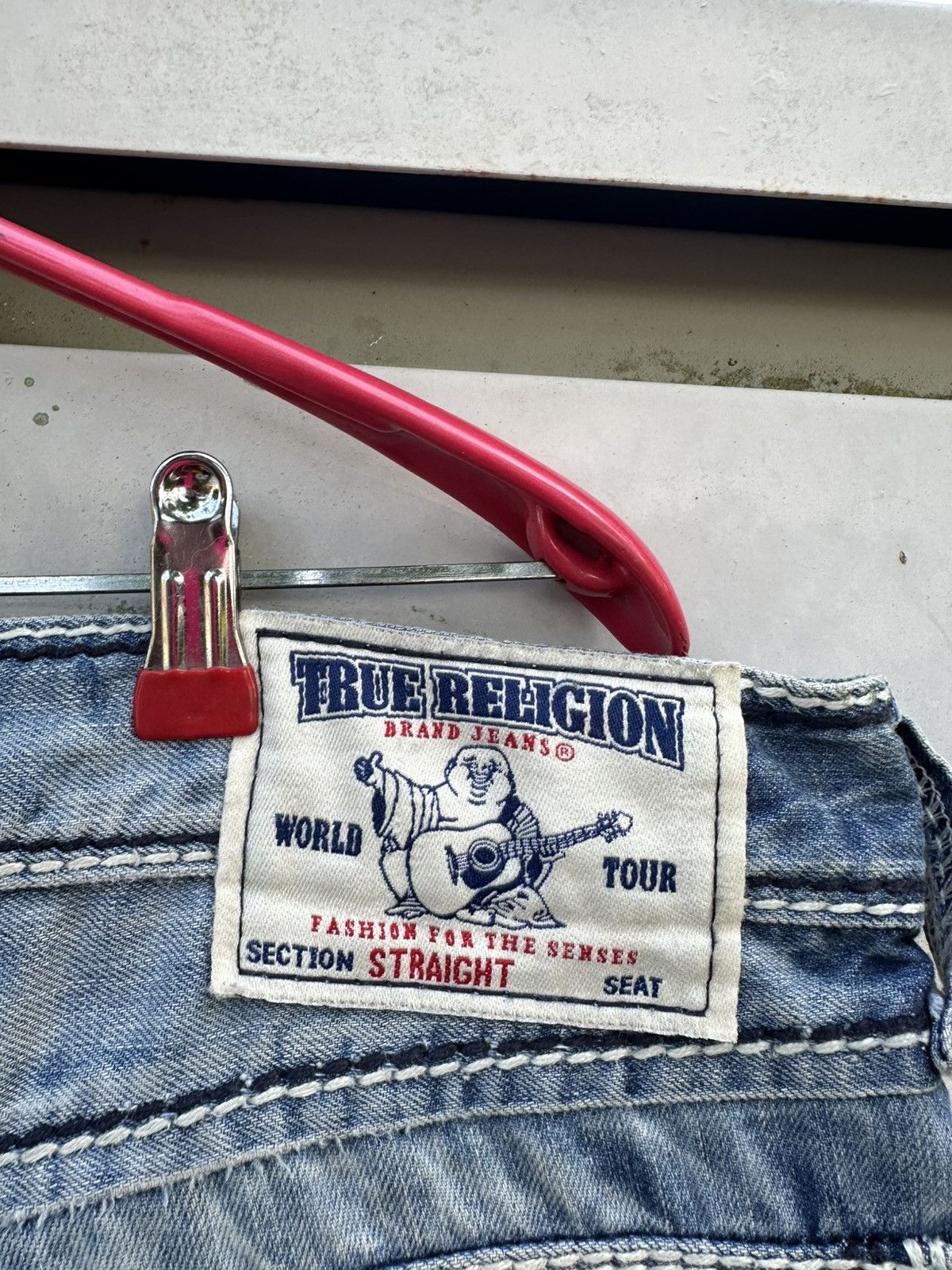True Religion 👹Vintage True Religion Baggy Straight Cut Jeans Size US 34 / EU 50 - 9 Thumbnail