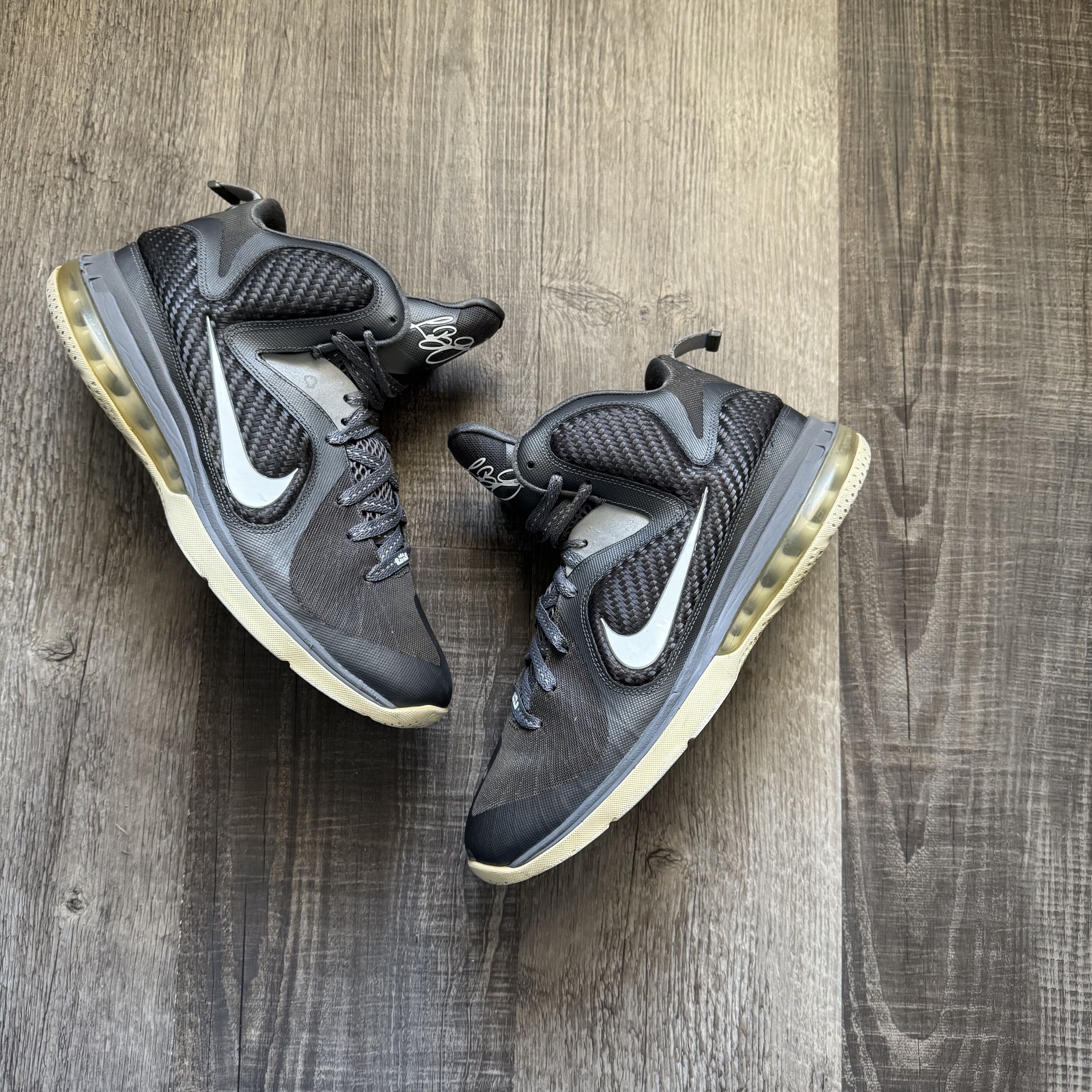 Nike × Vintage NIKE • LeBron 9 "2012 Cool Grey" (10.5M) Size US 10.5 / EU 43-44 - 8 Thumbnail