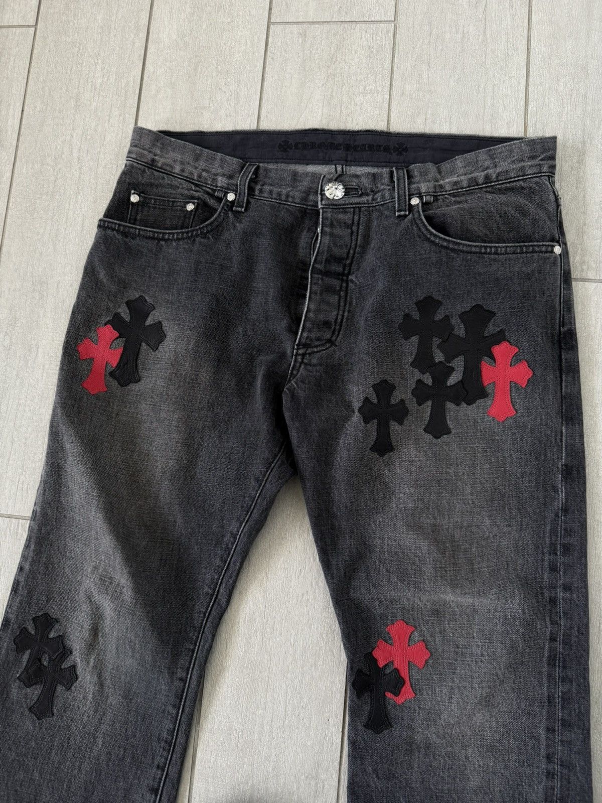 Chrome Hearts chrome hearts jeans Size US 36 / EU 52 - 2 Thumbnail