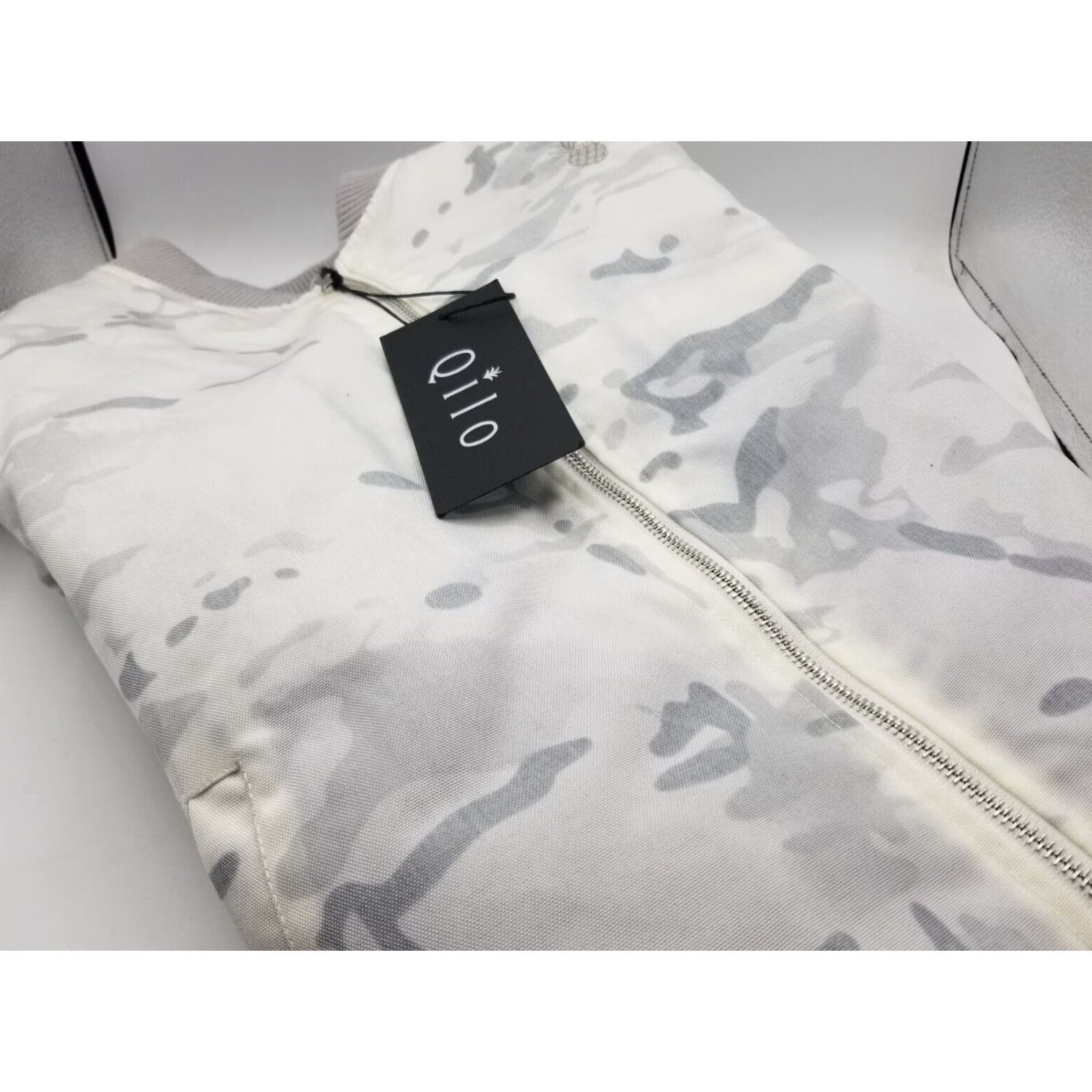 AMO Camo Jacket Tactical Bomber Insulated Quilted Army Military Adult Small White Tan Mens Size US S / EU 44-46 / 1 - 2 Thumbnail