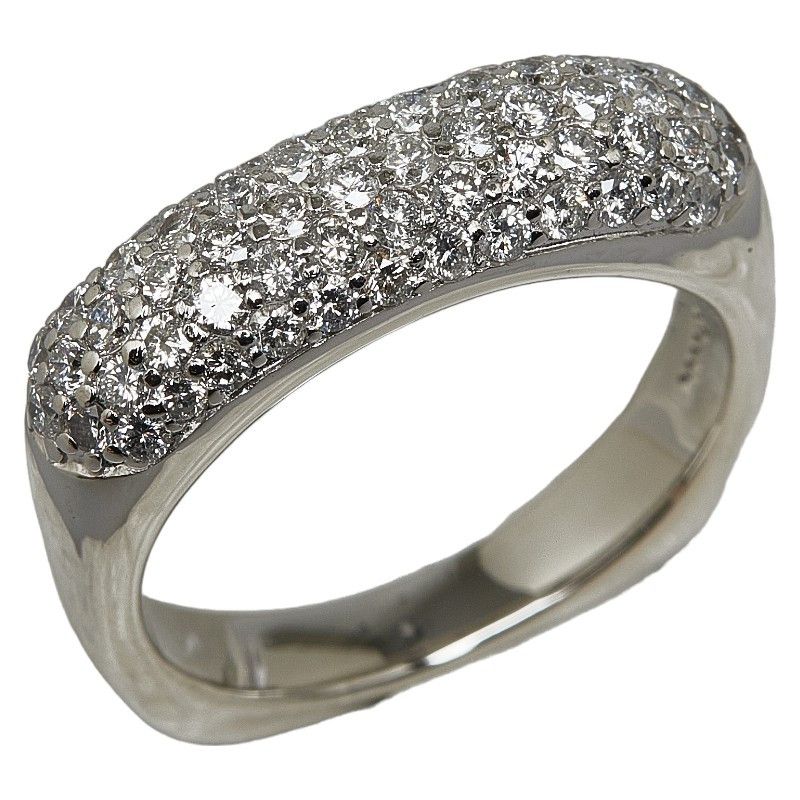 image of Other Platinum Diamond Ring in Silver, Women's