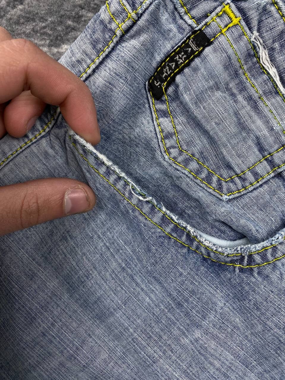 Armani Vintage Armani Jeans Denim Jeans Big Logo Size US 31 - 11 Thumbnail