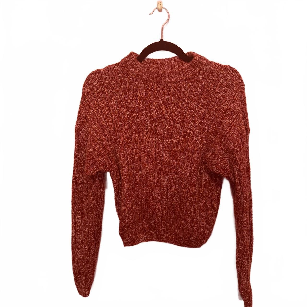 Designer Cozy Ribbed Knit Sweater Size XS / US 0-2 / IT 36-38 - 1 Thumbnail