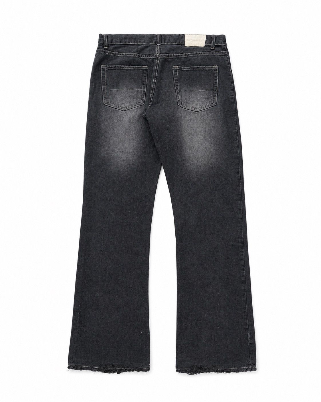 Japanese Brand Mens Melrose lace up flare jeans Size US 30 / EU 46 - 2 Thumbnail