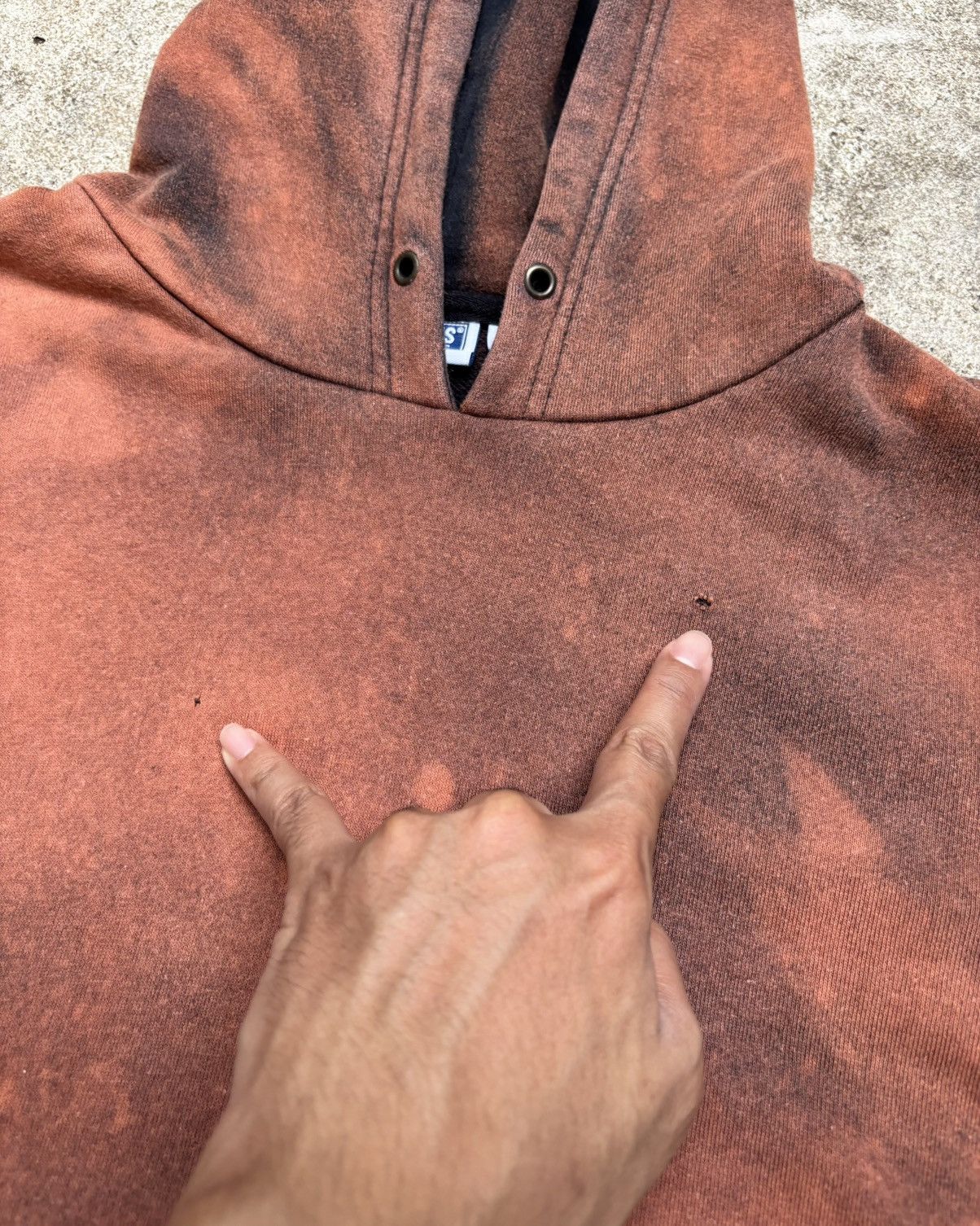 Vintage Custom Distressed Discus Hoodie Size US S / EU 44-46 / 1 - 9 Thumbnail