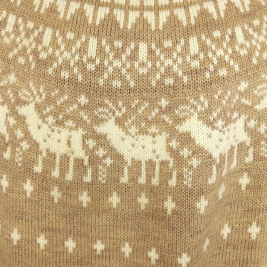 Vintage VINTAGE Reindeer Sweater Mens Size Small 80s Strawbridge & Clothier Fair Isle Christmas Nordic Crewneck Size US S / EU 44-46 / 1 - 3 Thumbnail