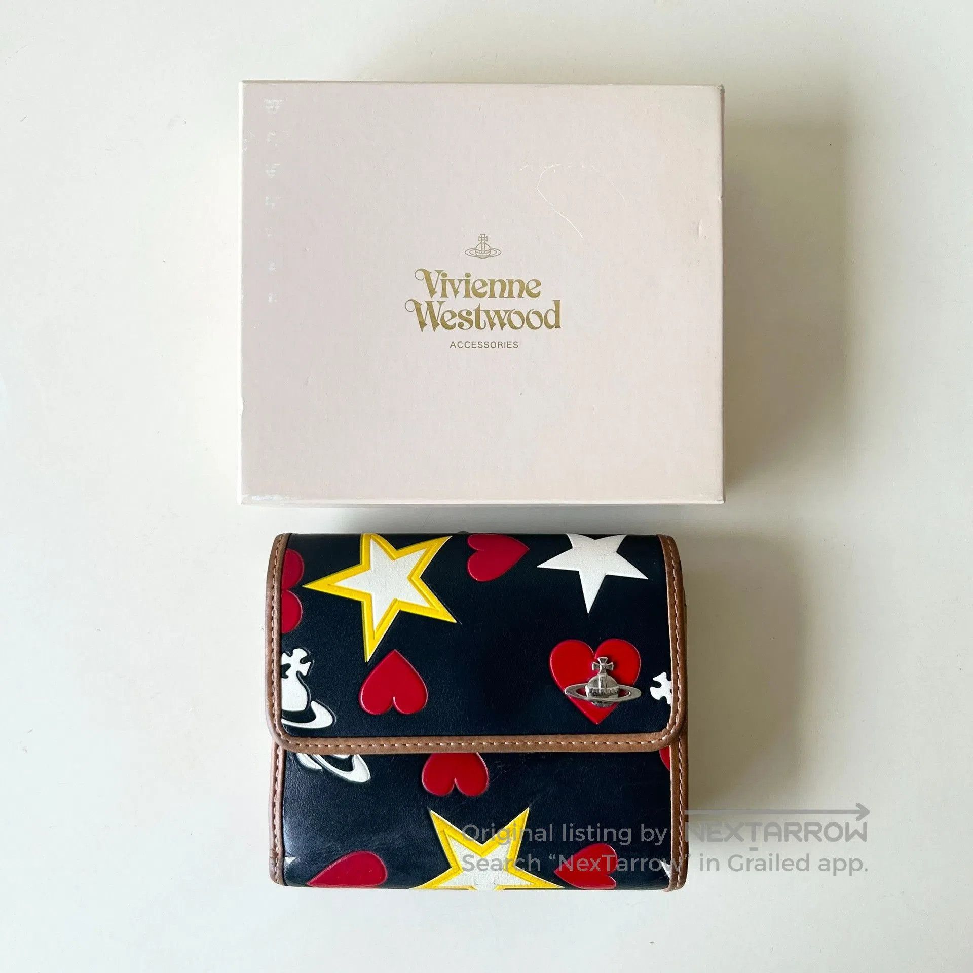 Vivienne Westwood Vivienne Westwood Star Heart Saturn Card Wallet. Size ONE SIZE - 1 Thumbnail