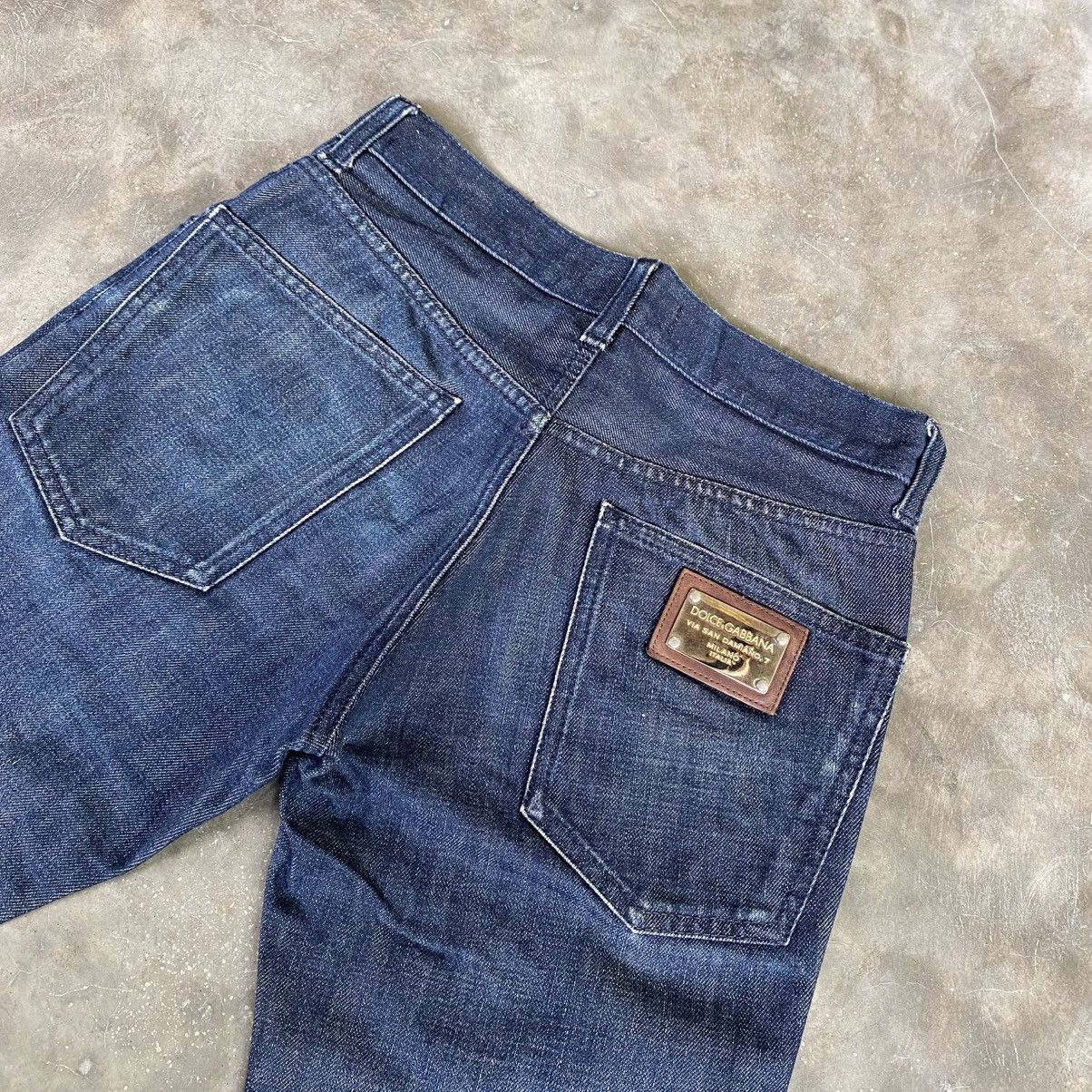 Dolce & Gabbana 2000s Dolce&Gabbana Via San Damiano 7 Denim Pants Size US 26 / EU 42 - 5 Thumbnail