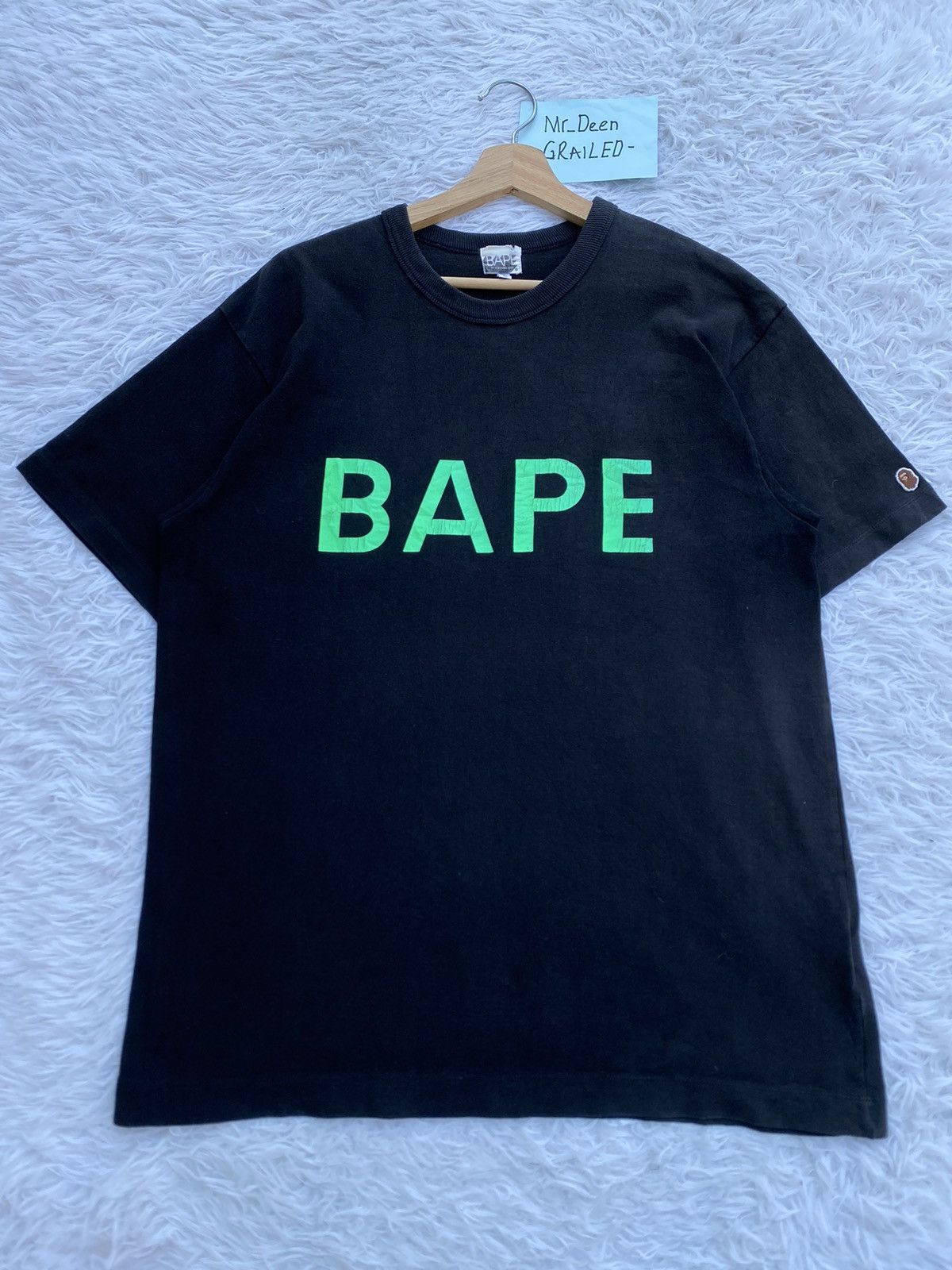 Bape Rare BAPE Spellout Tshirt Size US L / EU 52-54 / 3 - 4 Thumbnail