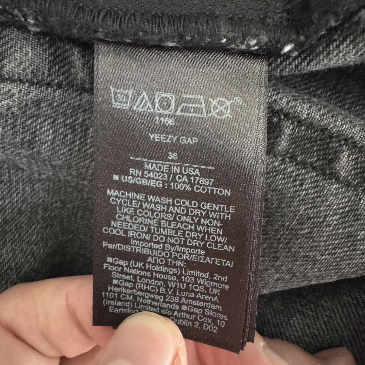 Balenciaga × Gap × Yeezy Yeezy x Gap Engineered by Balenciaga Denim Jeans Size US 36 / EU 52 - 6 Thumbnail
