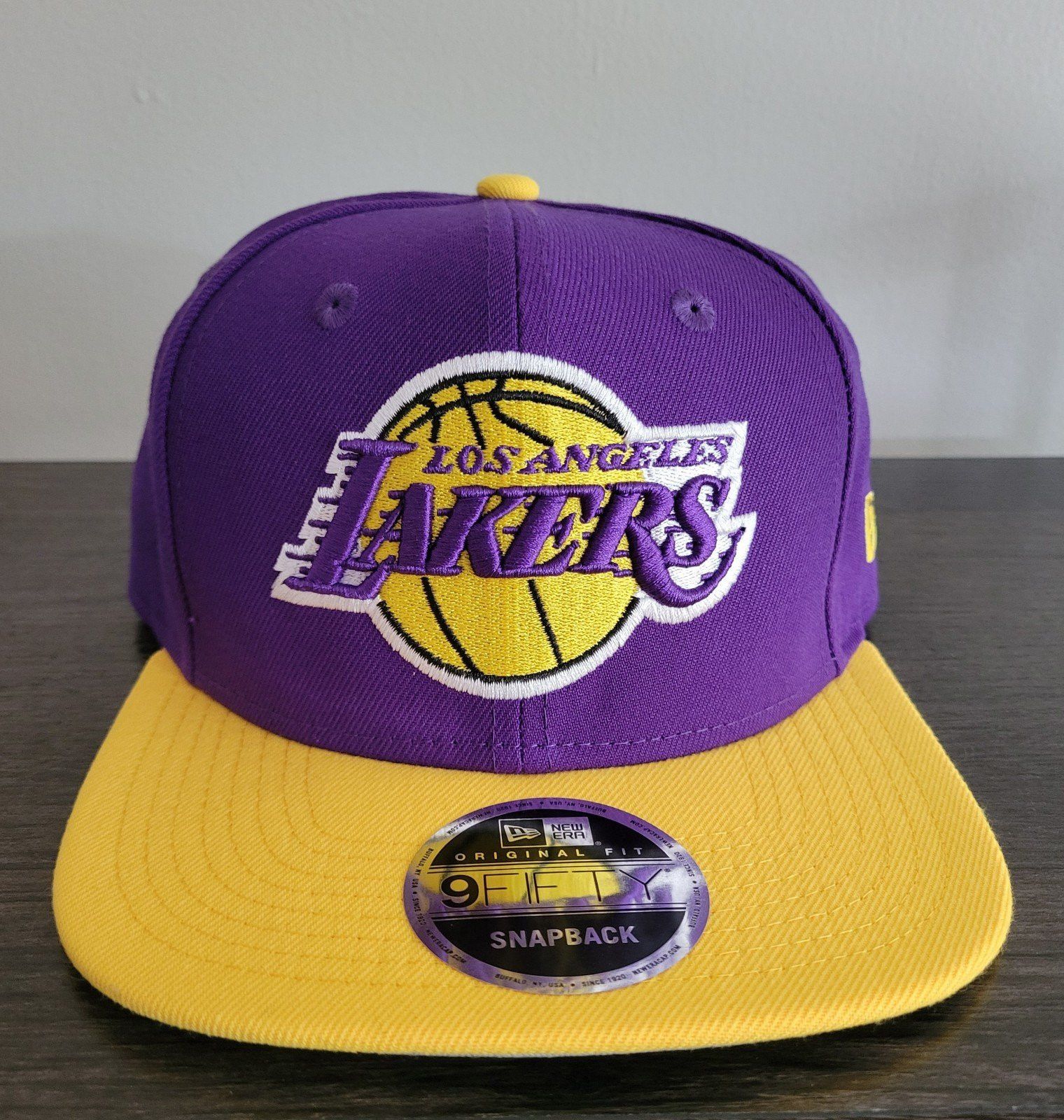 New Era *Firm* Los Angeles Lakers New Era 9fifty Snapback Hat Size ONE SIZE - 1 Thumbnail