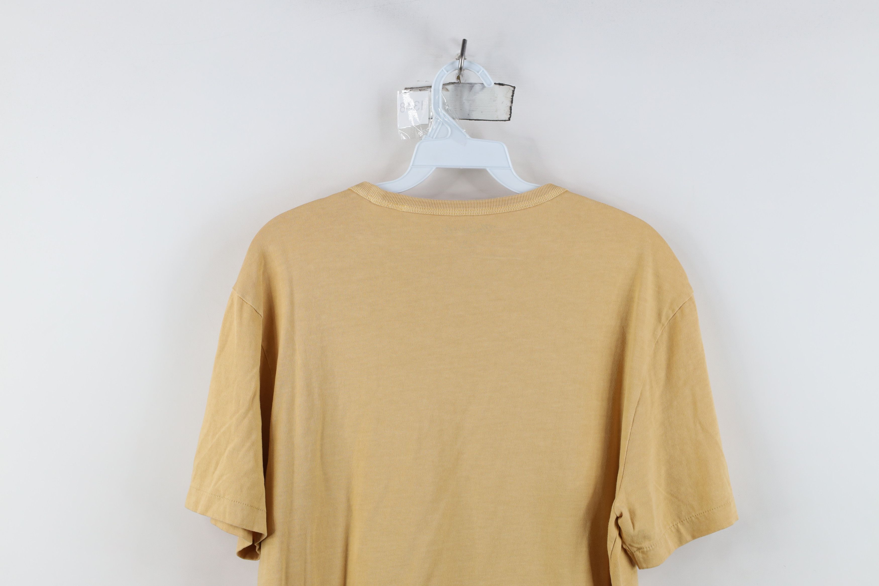 Madewell Madewell All Day Blank Short Sleeve T-Shirt Yellow Cotton Size US M / EU 48-50 / 2 - 10 Thumbnail
