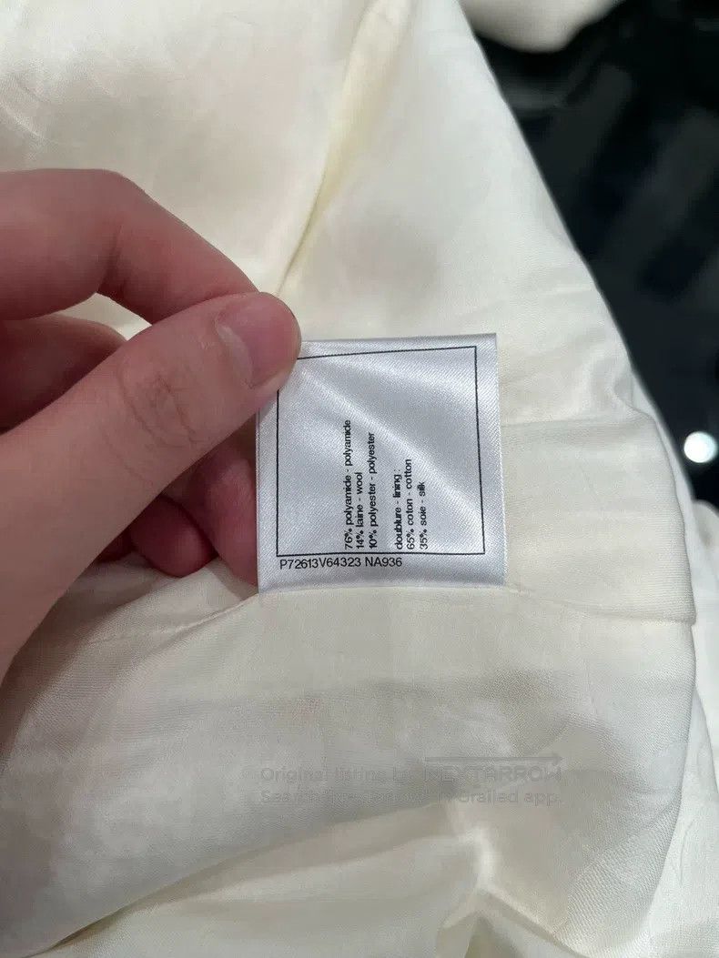 Chanel Chanel 22S white tweed coat Size XS / US 0-2 / IT 36-38 - 7 Thumbnail