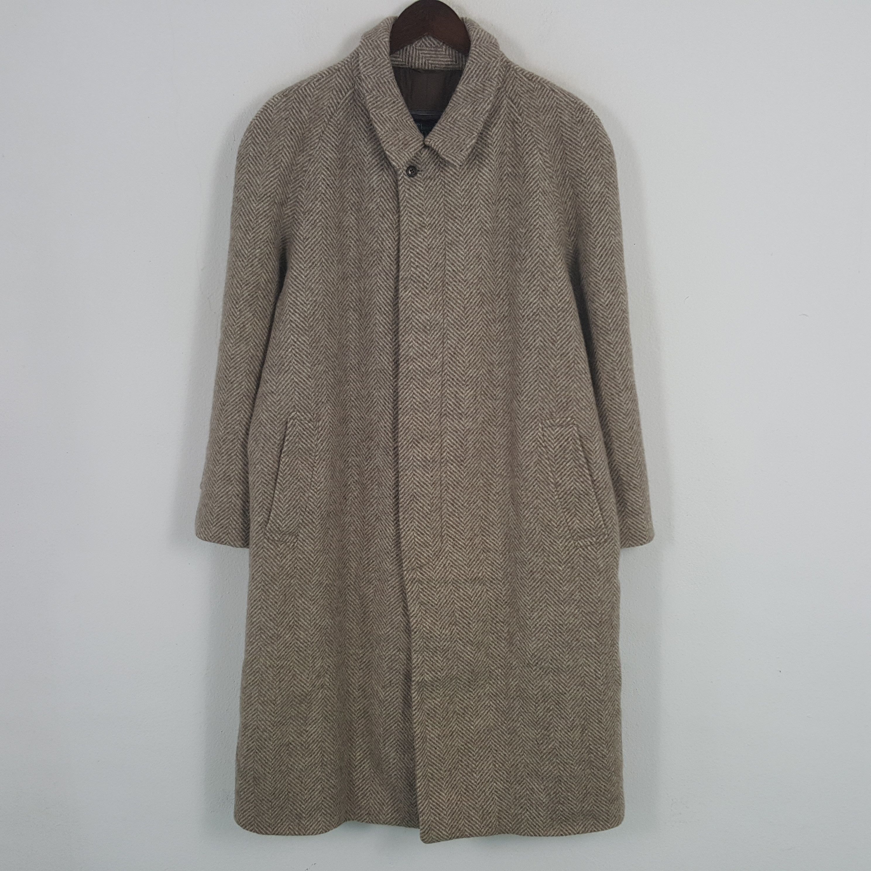 Christian Dior Monsieur × Vintage Vintage Christian Dior Monsieur Wool Trench Coat Jacket Size US L / EU 52-54 / 3 - 1 Thumbnail