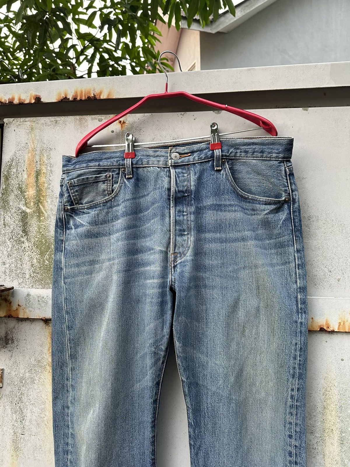Levi's Vintage Clothing Levis 501 Baggy Blue Jeans Size US 36 / EU 52 - 8 Thumbnail