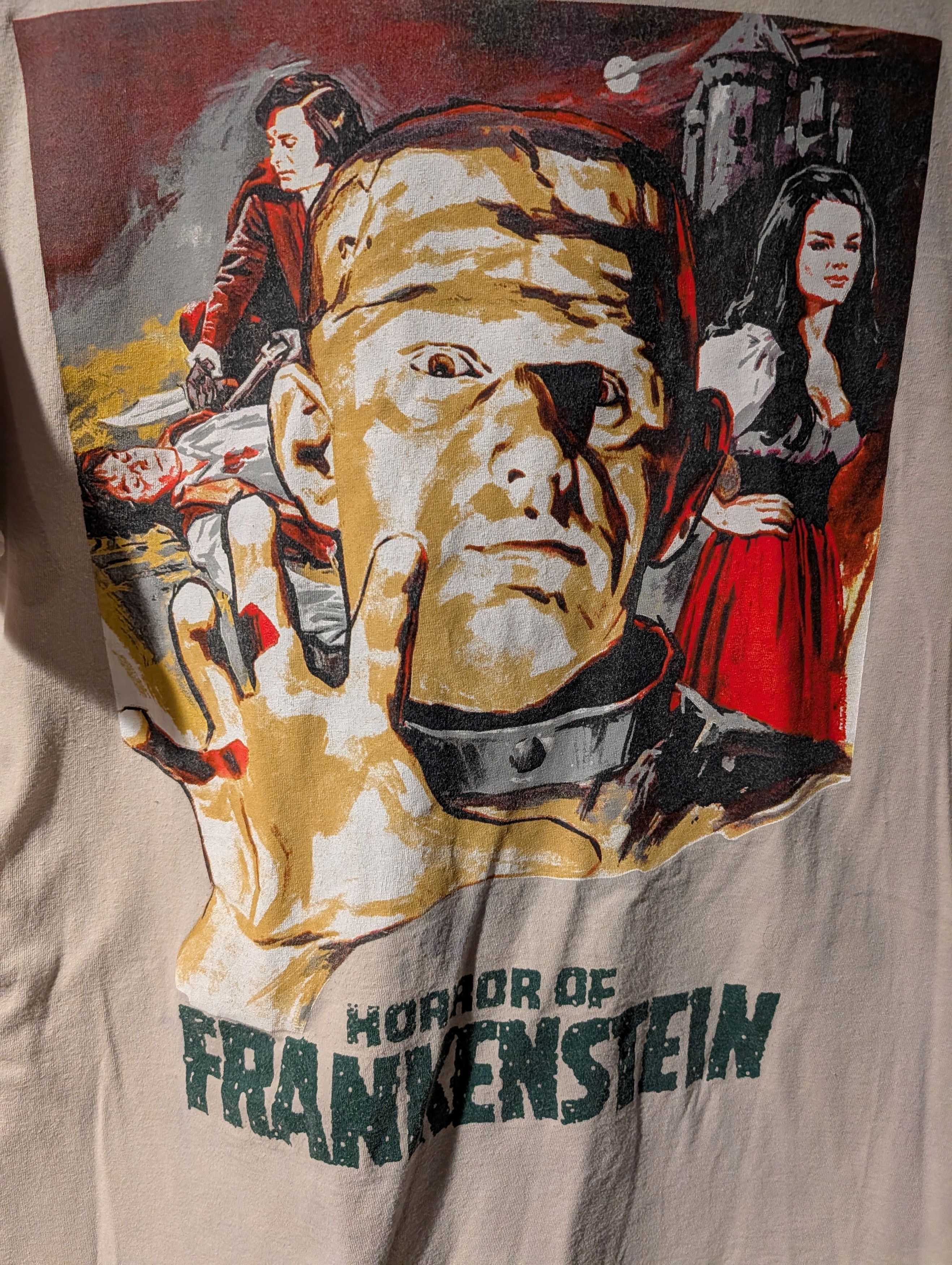Expert Horror Horror of Frankenstein Hammer House of Horror Large T-Shirt Size US L / EU 52-54 / 3 - 2 Thumbnail