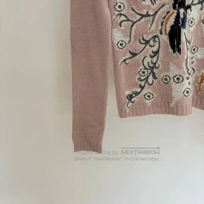 Dior Dior Pink Cashmere Sweater with Embroidery . Size S / US 4 / IT 40 - 4 Thumbnail