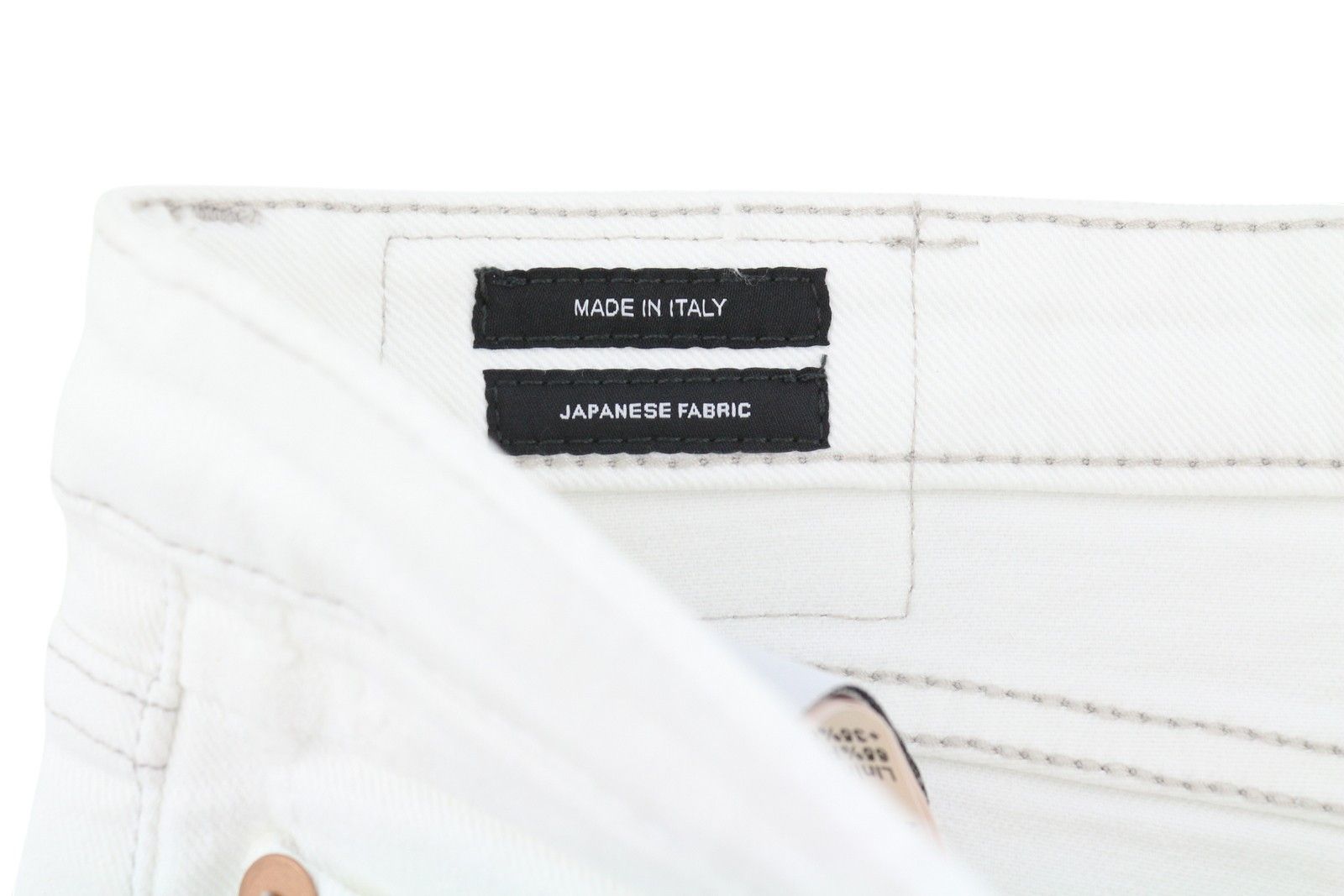 R13 BOY STRAIGHT 30 Bale White Cropped Ankle Zip Jeans 87159 Size 30" / US 8 / IT 44 - 7 Thumbnail