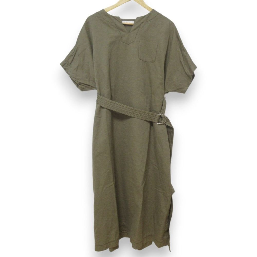 Other ebure Linen Blend Long Dress Natural Material Dresses DUTY FREE for USA