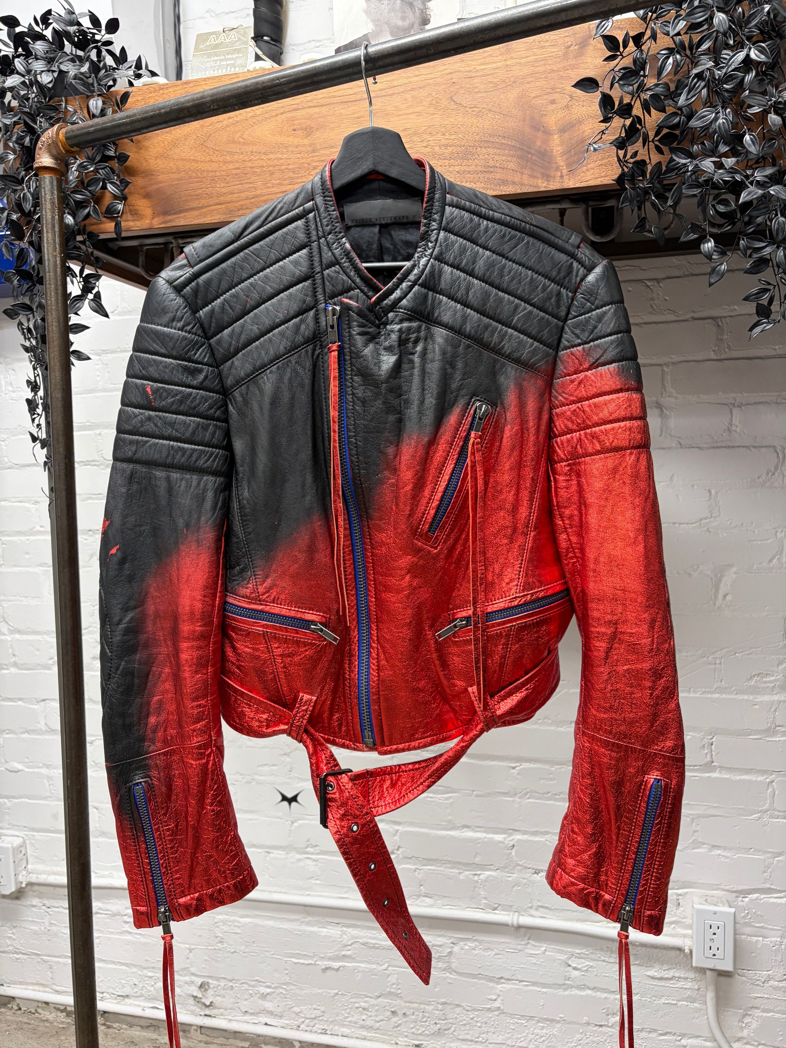 HAIDER ACKERMANN ショールカラージャケット Haider Ackermann Velvet Kimono Blazer in Midnight Scream Black