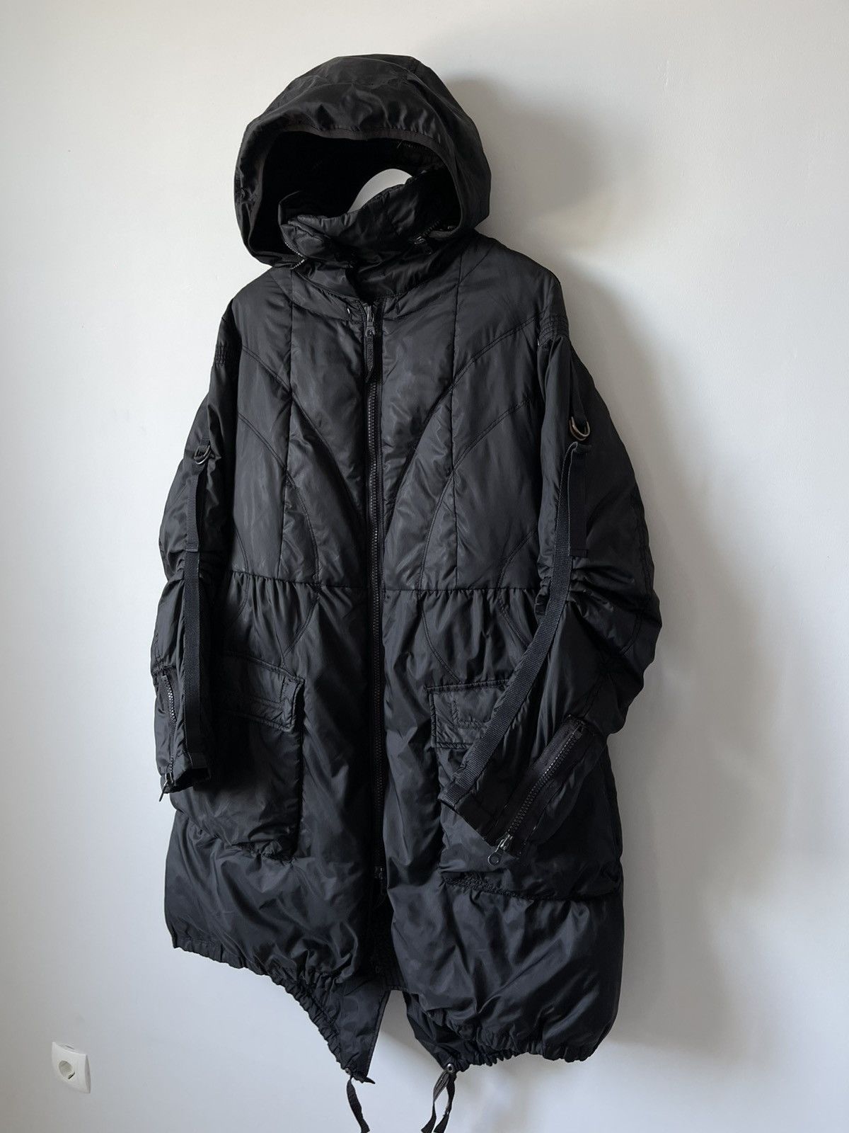 Marithe + Francois Girbaud Archive Marithe Francois Girbaud Bondage Puffer Jacket Coat Size L / US 10 / IT 46 - 4 Thumbnail