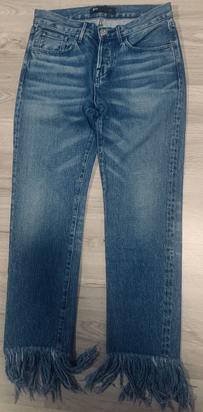 3x1 Skinny jeans with fringe Size 24" / US 00 / IT 34 - 1 Thumbnail
