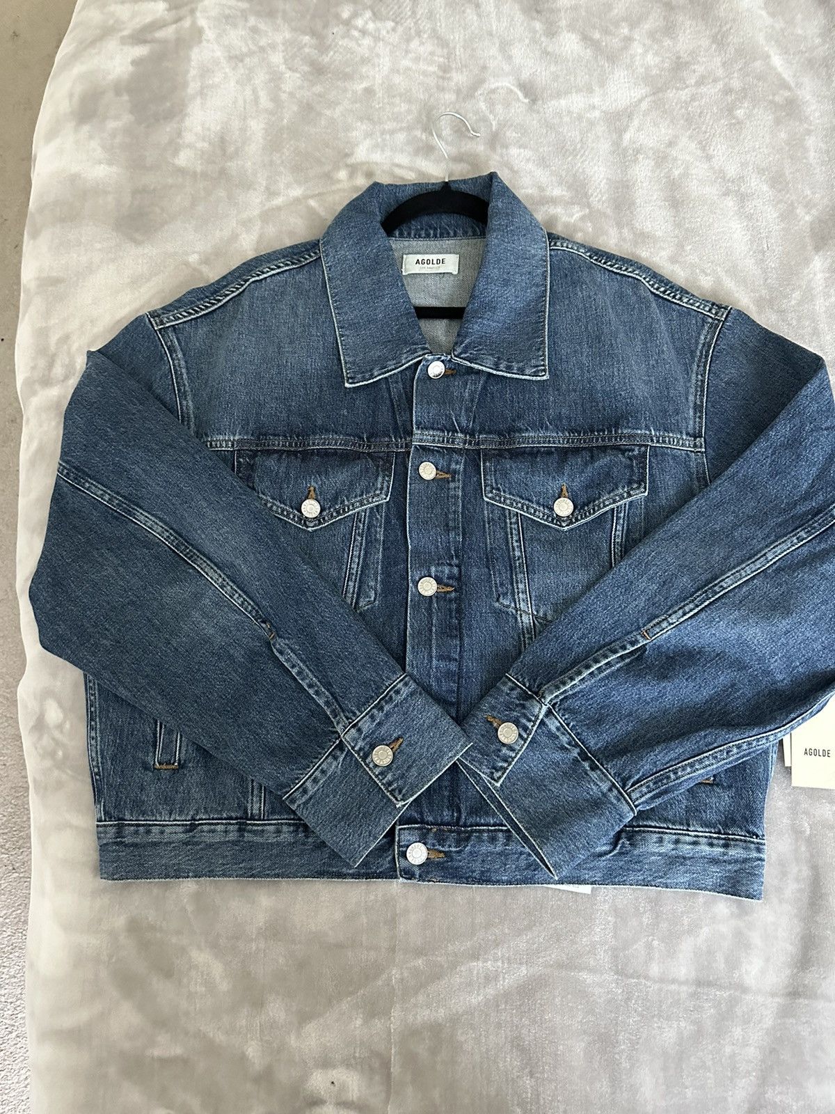 Agolde AGOLDE Dorian organic-cotton denim trucker jacket Size US M / EU 48-50 / 2 - 3 Thumbnail