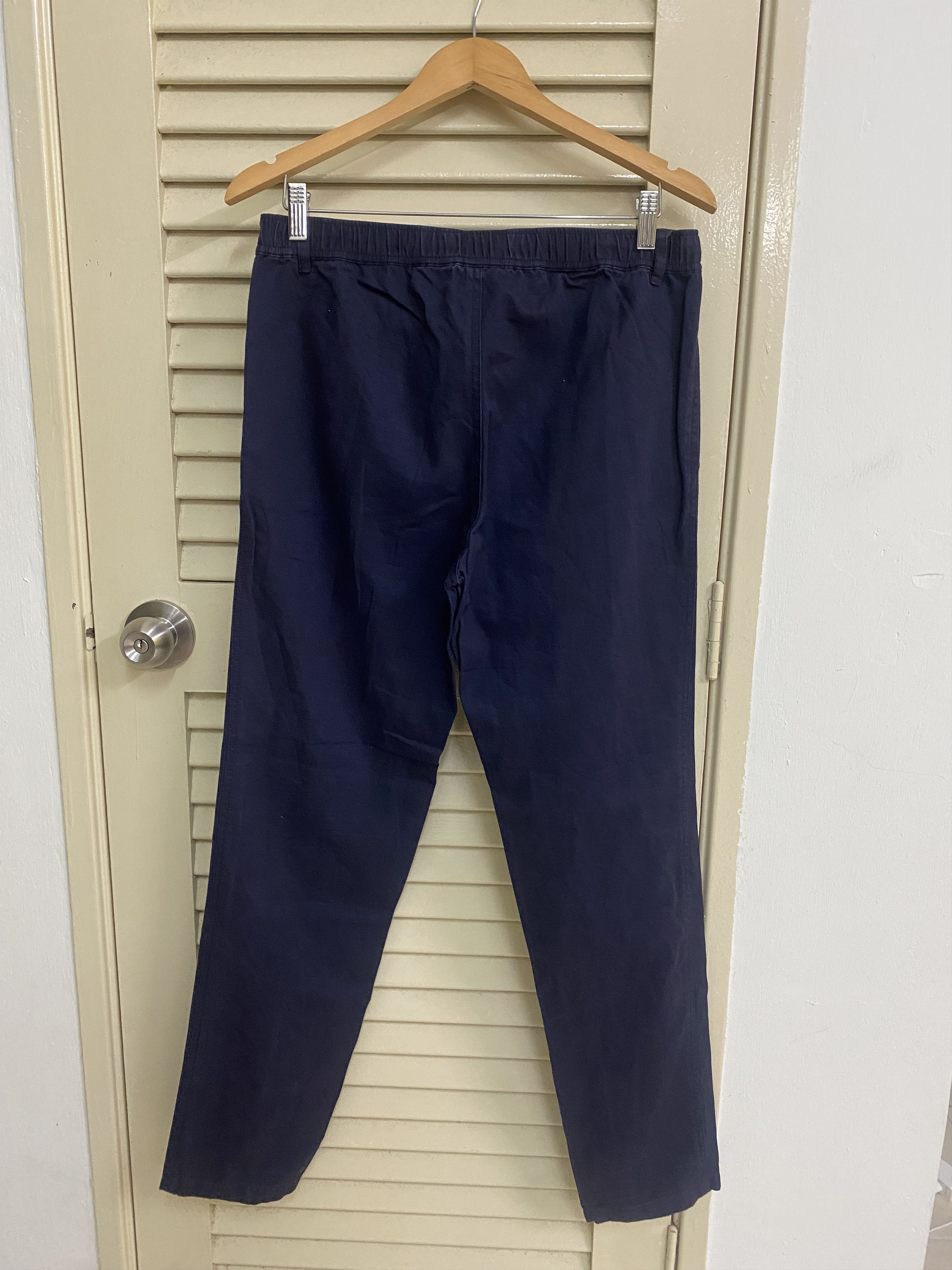 A.P.C. APC Navy Blue Relaxed Pants Size US 34 / EU 50 - 2 Thumbnail