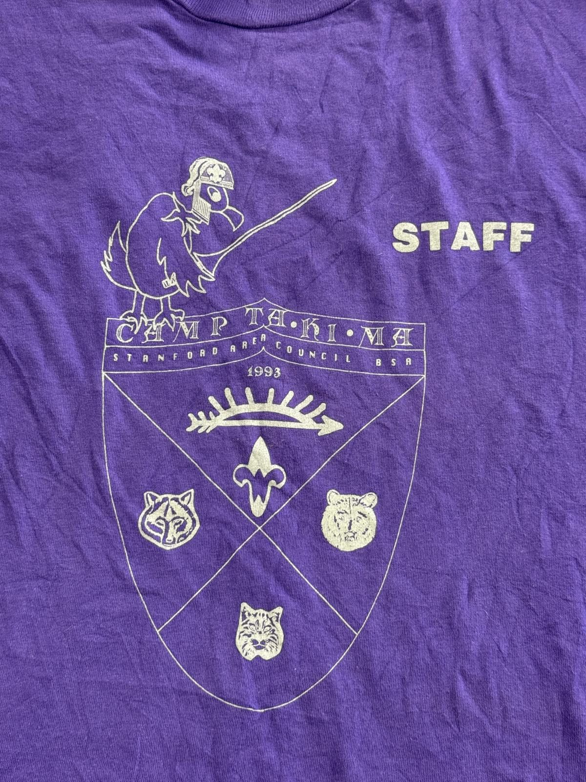 Hanes Vintage Camp Takima T-shirt 1993 Ta-Ki-Ma Cub Day Camp BSA Size US XXL / EU 58 / 5 - 3 Thumbnail