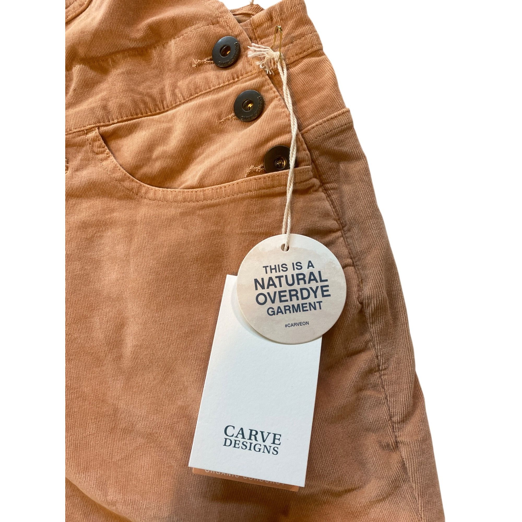 Other NWT Carve Designs Women's 6 Jason Overall Short Washed Pink Size 28" / US 6 / IT 42 - 11 Thumbnail