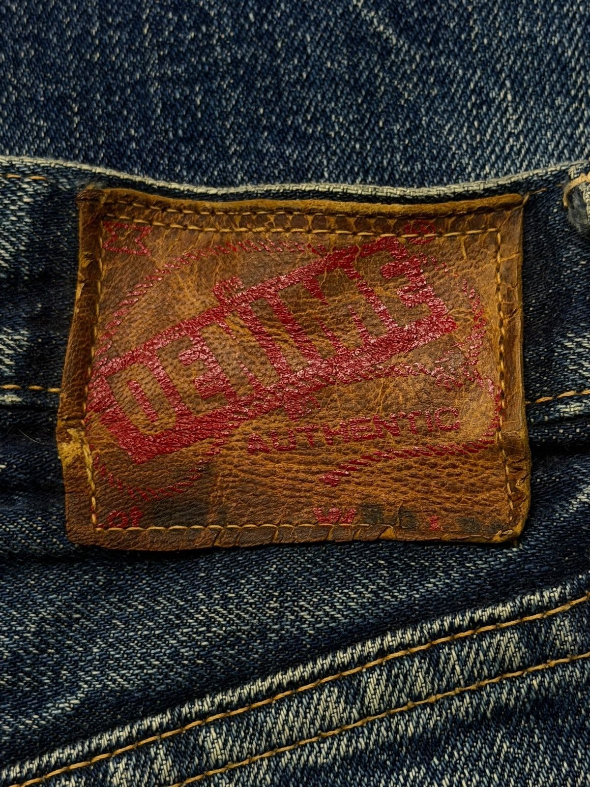 Denime Vintage 90s Denime Lot 66 Selvedge Denim Jeans Japan | W29 Size US 29 - 14 Thumbnail