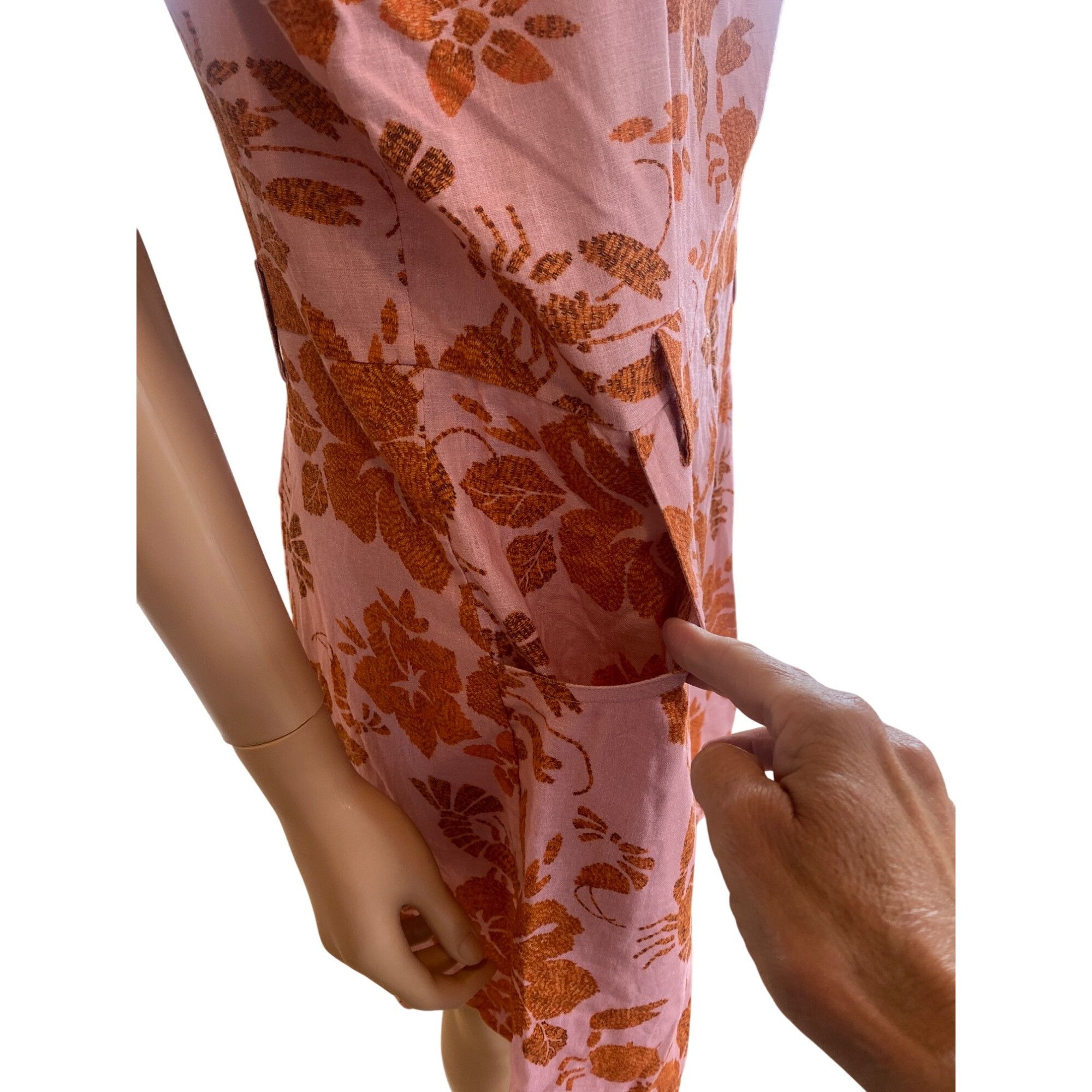 Farm Rio NWT Farm Rio Lobster Floral Mini Dress w/ pockets Large MSRP Size L / US 10 / IT 46 - 9 Thumbnail