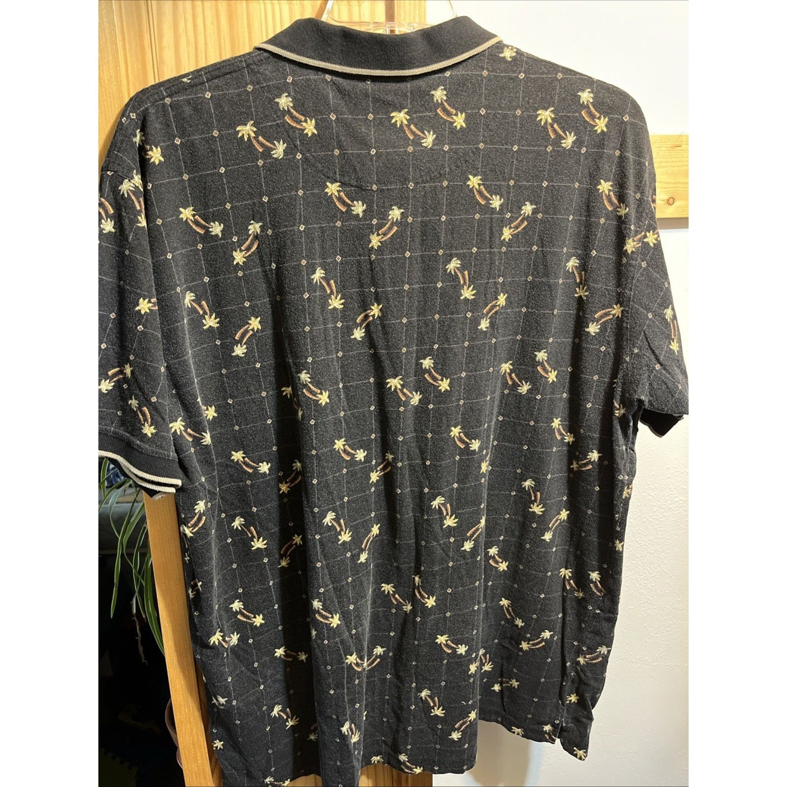 Other Bamboo Cay Polo Shirt Men’s XL Black Floral Hawaiian SS Size US XL / EU 56 / 4 - 7 Thumbnail